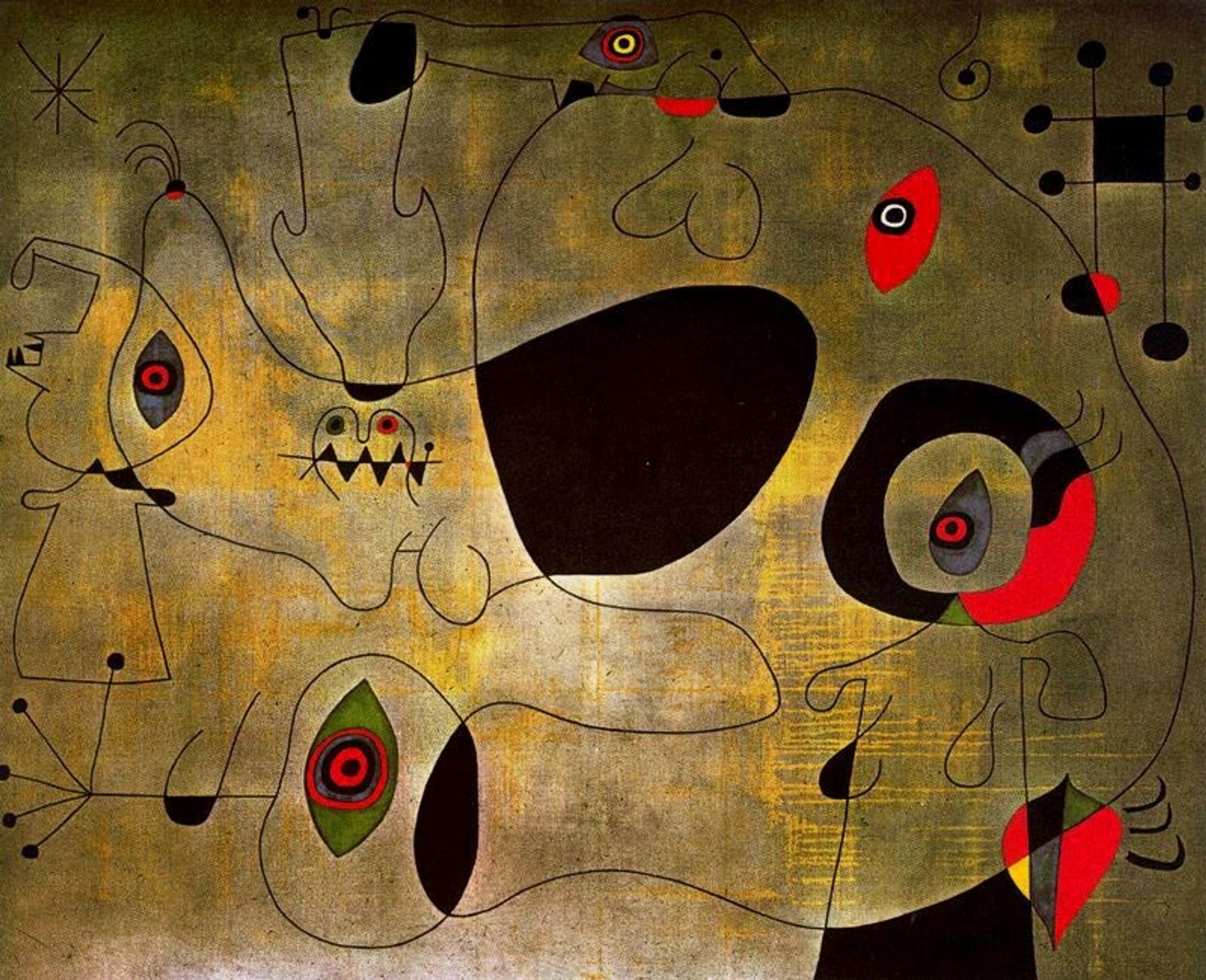 The Port by Joan Miró