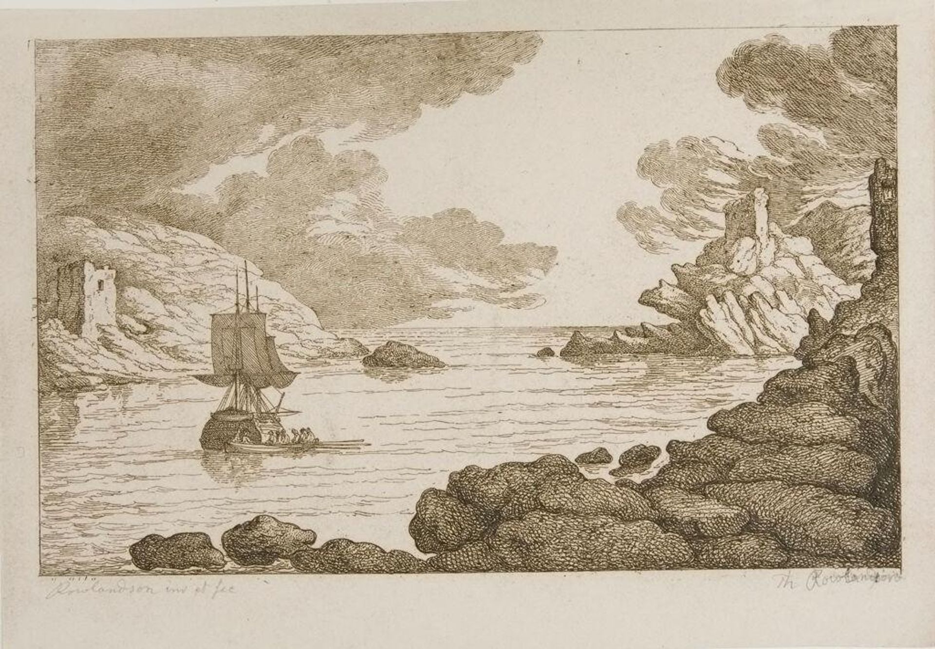Coast Scene by Thomas Rowlandson