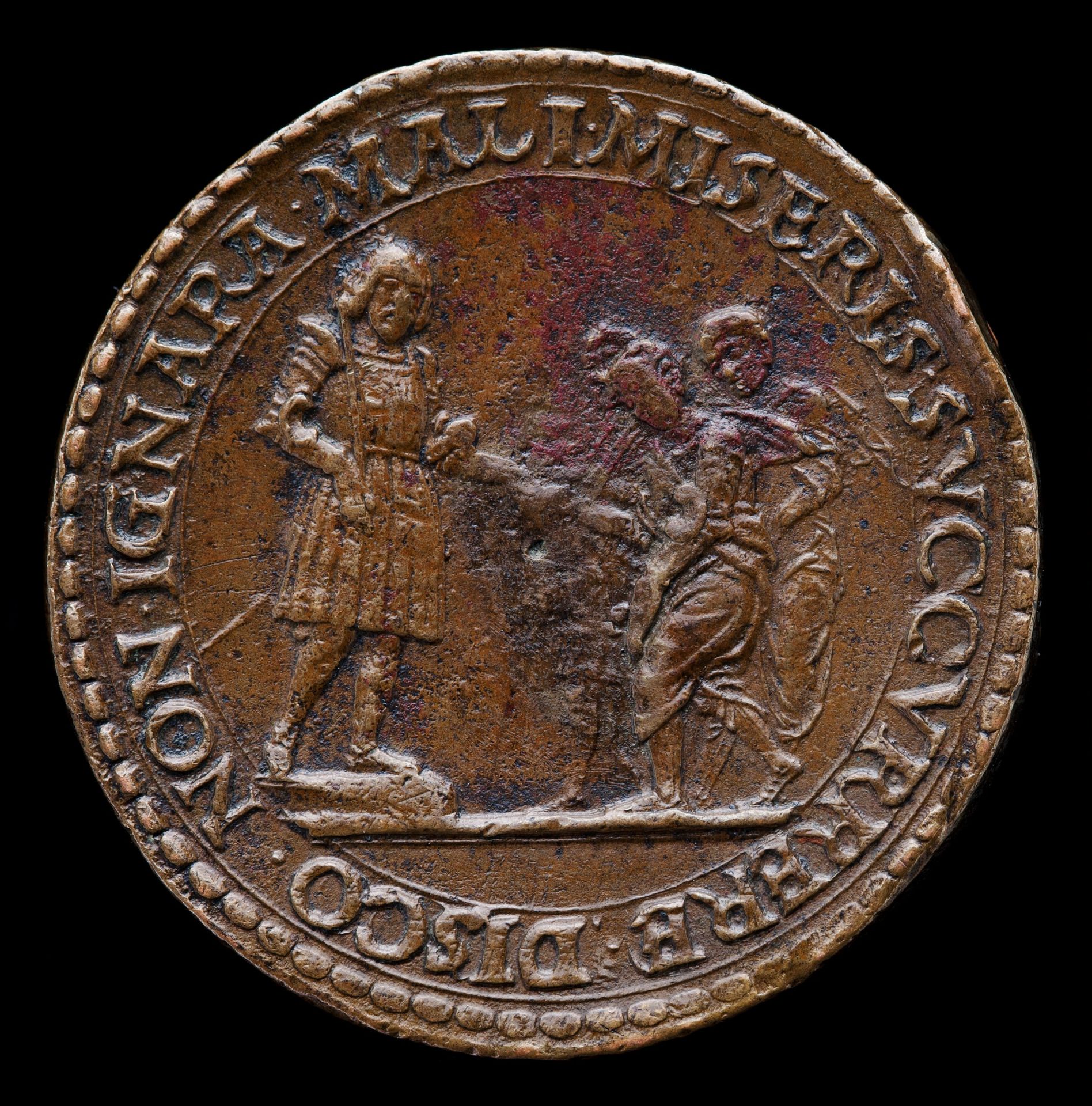 Francesco Gonzaga Giving Alms [reverse] by Gian Marco Cavalli