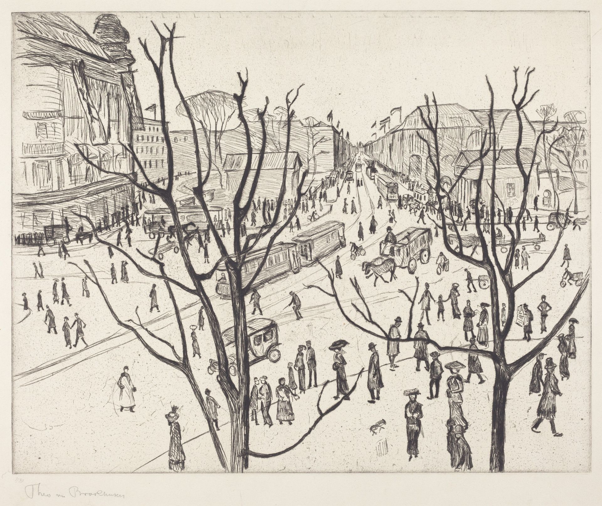 City Square by Theo von Brockhusen