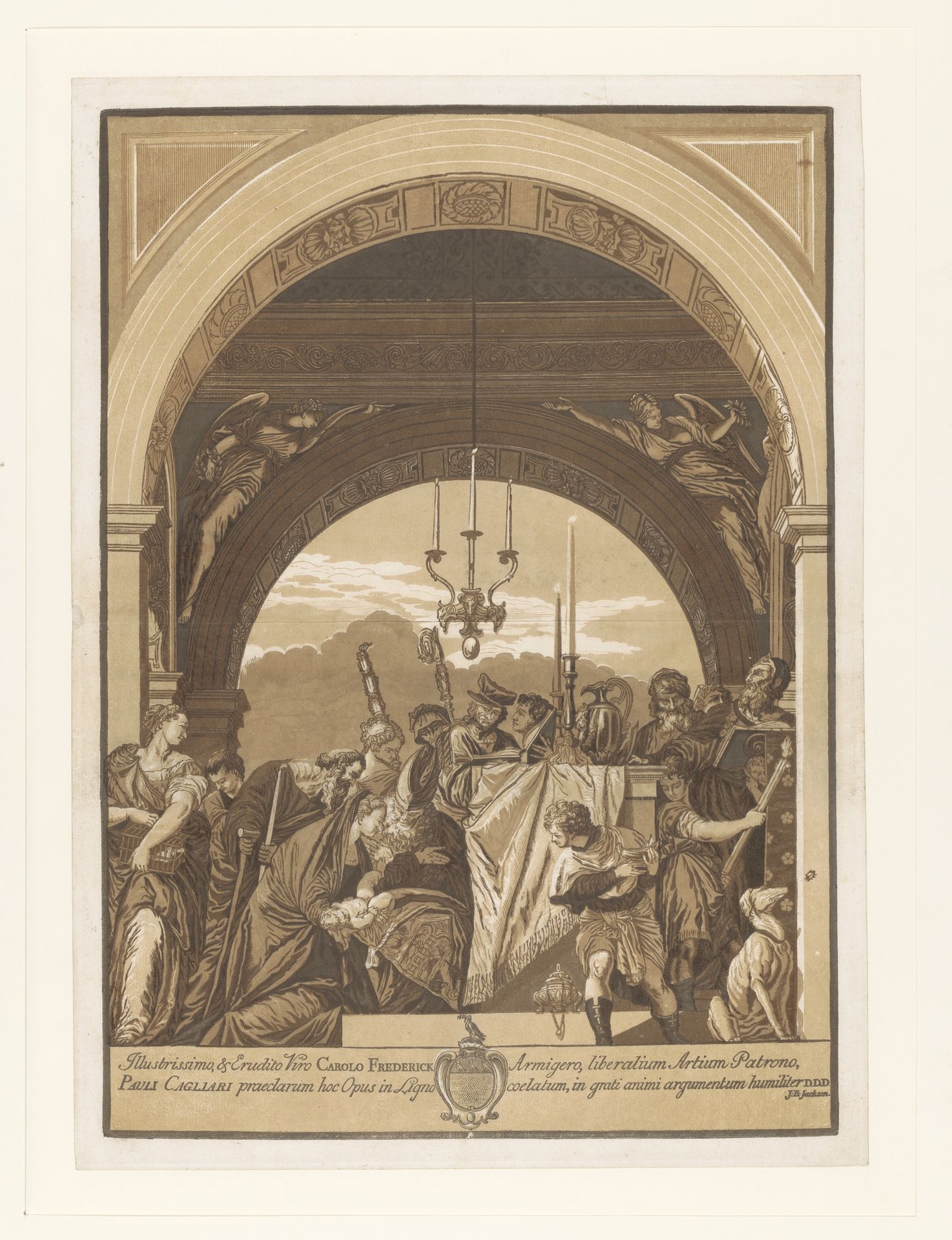 Presentatie van Christus in de tempel by John Baptist Jackson