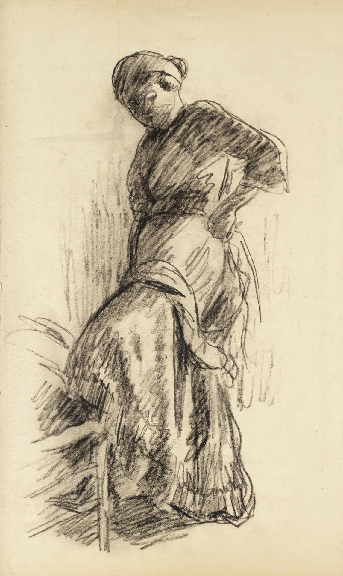 Woman Dressing by Julio Gonzalez