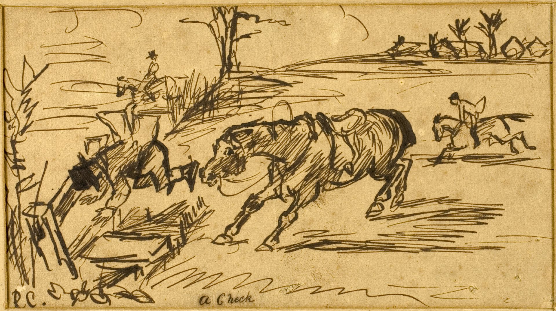 A Check by Randolph Caldecott
