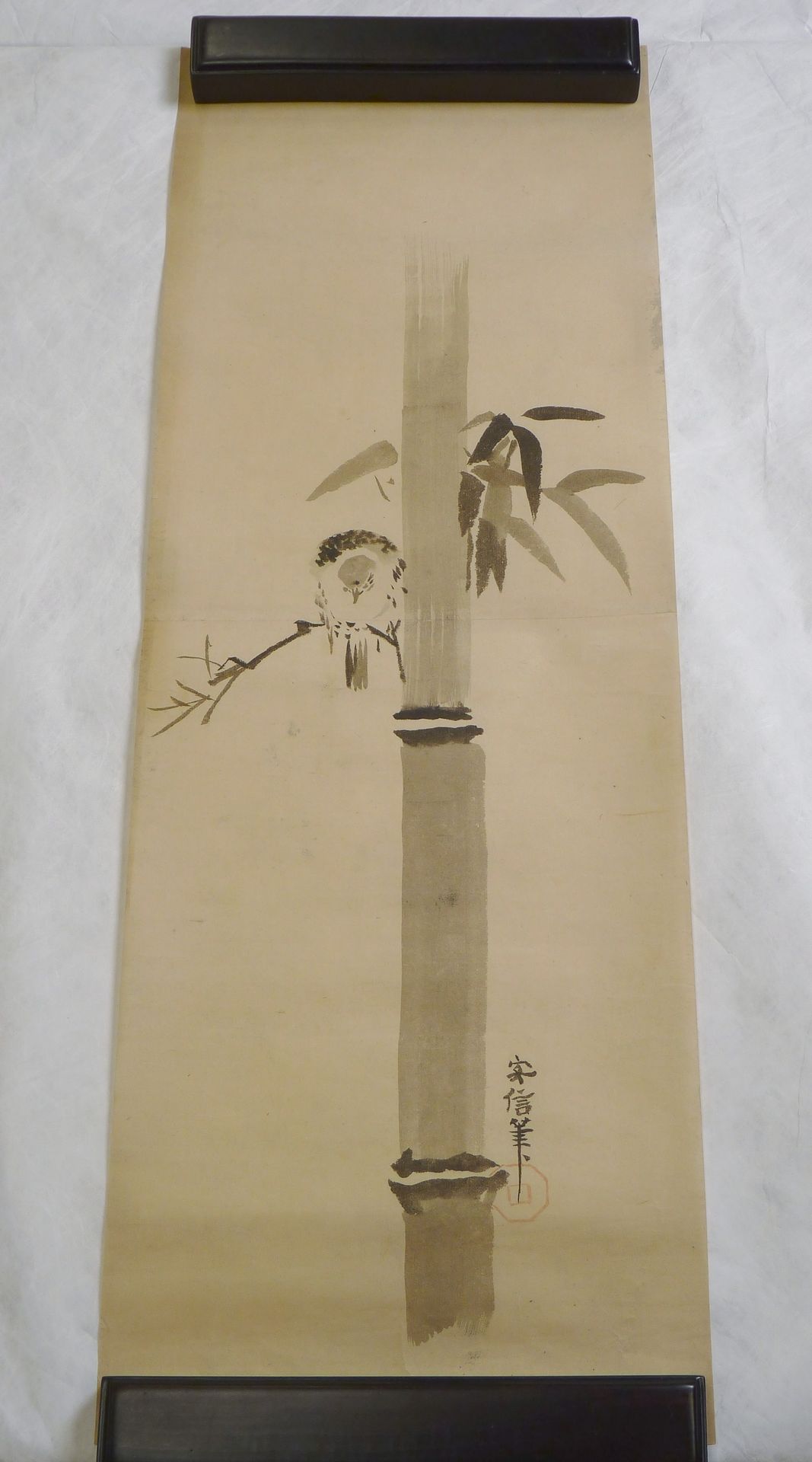 Japanese Drawing by Kano Yasunobu