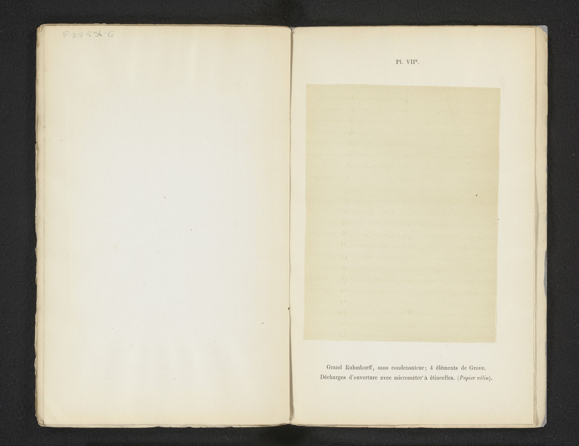 Registratie van electriciteitsgolven opgewekt door een vonkinductor by Willem Cornelis van Dijk