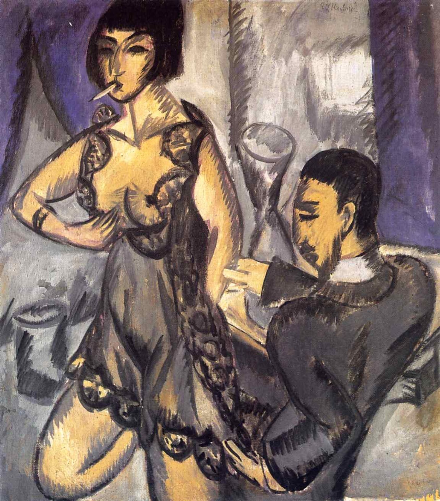 Couple in a Room by Ernst Ludwig Kirchner