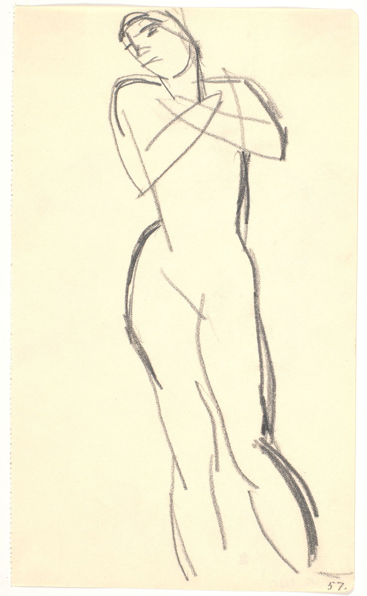 Liggende model by Karl Isakson