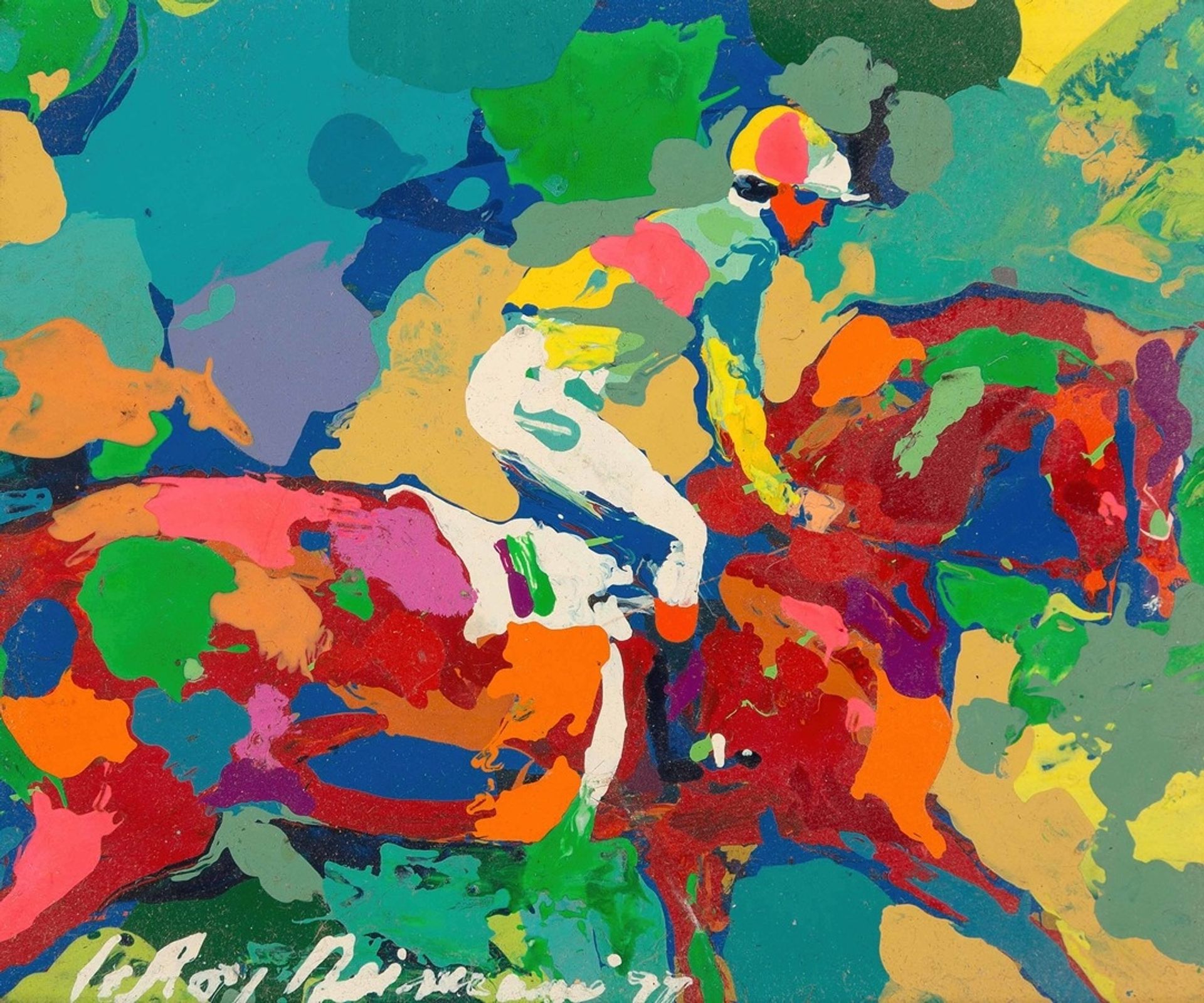Post Time by LeRoy Neiman
