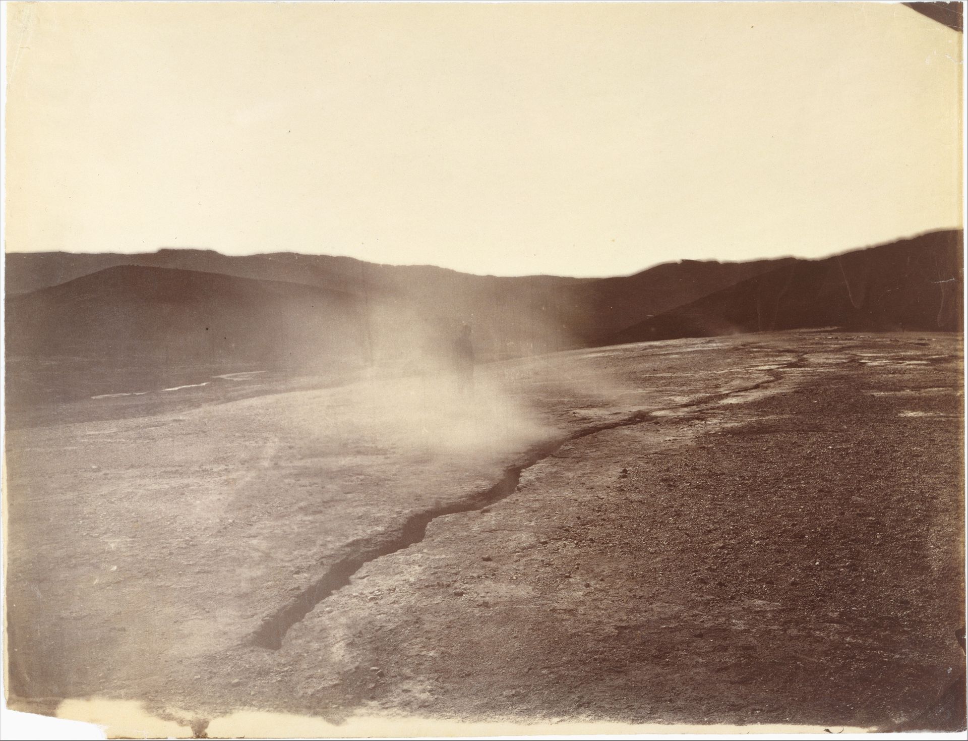 Fissure Vent at Steamboat Springs, Nevada by Timothy O'Sullivan