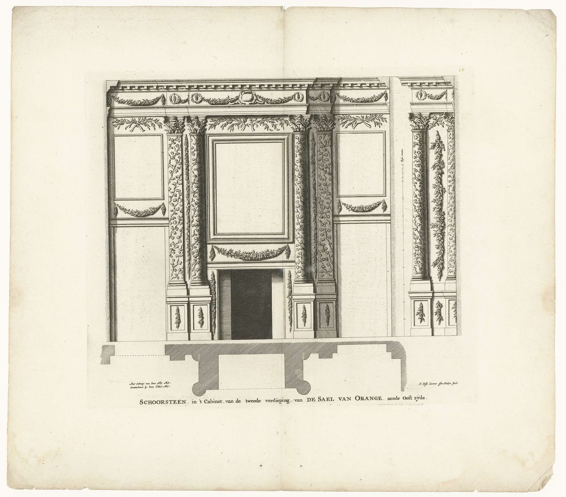 Onderboezem in Paleis Huis ten Bosch by Jan Matthysz.