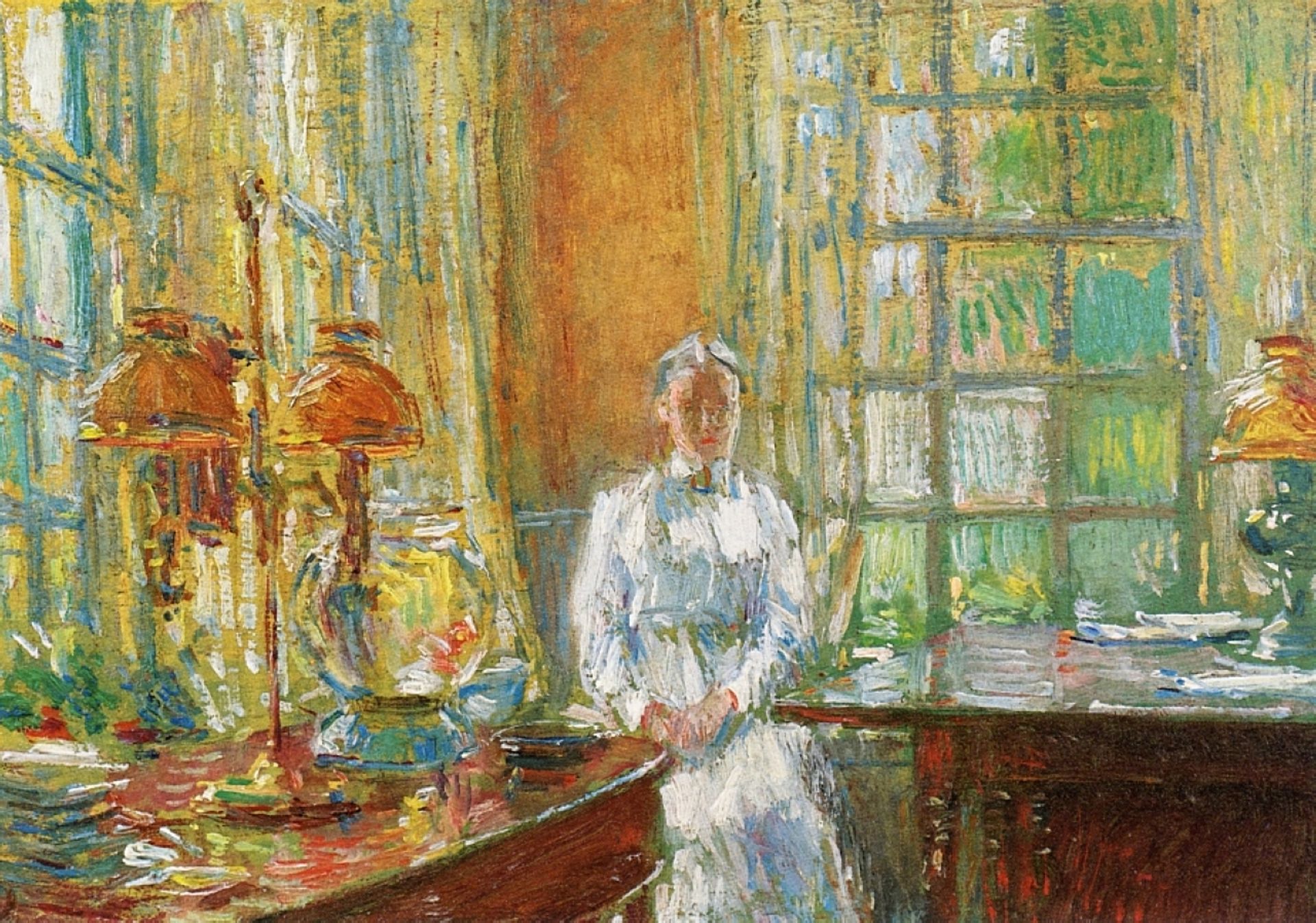 Mrs. Holley of Cos Cob, Connecticut by Childe Hassam