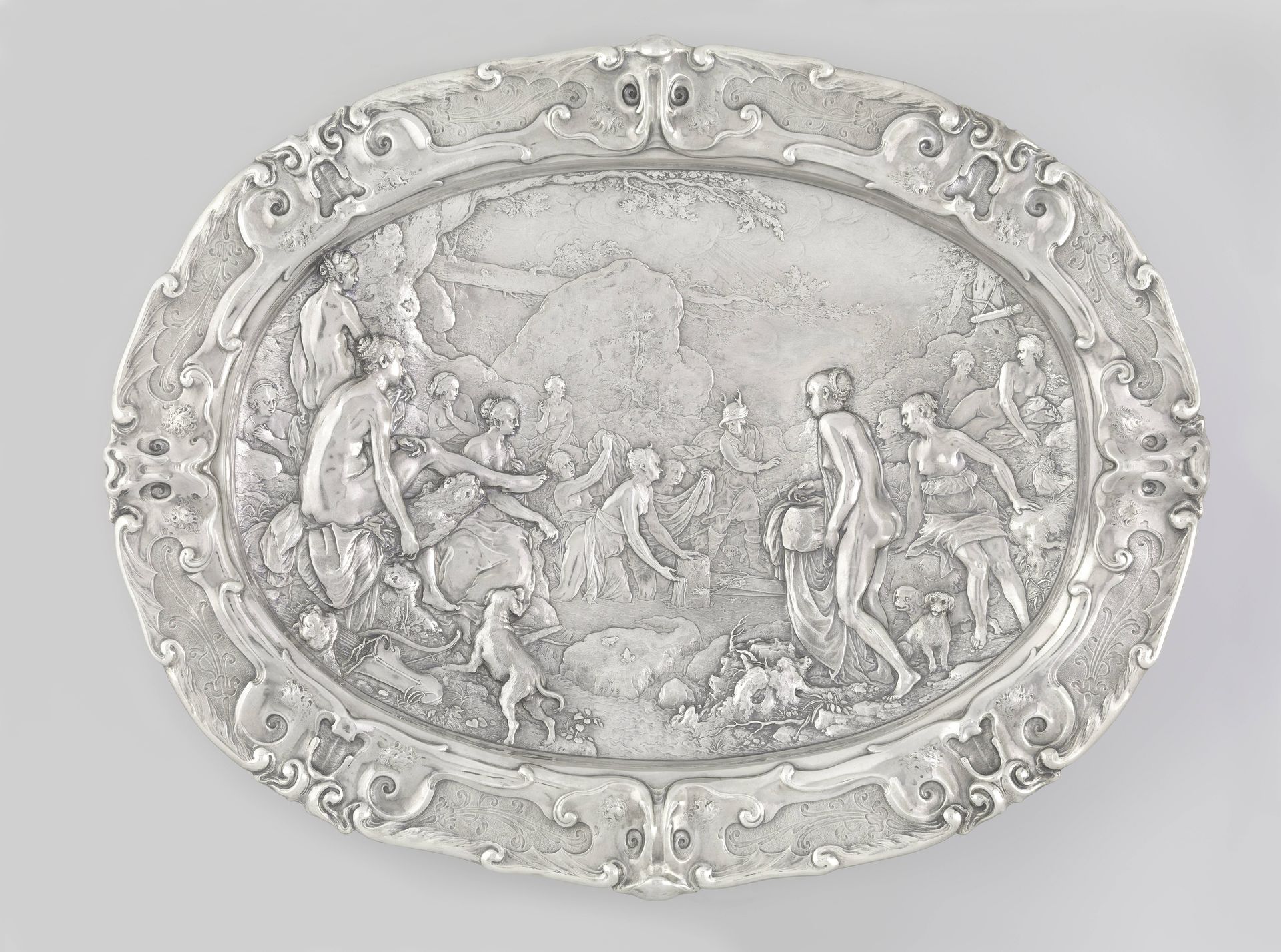 Basin with Diana and Actaeon by Paulus Willemsz. van Vianen