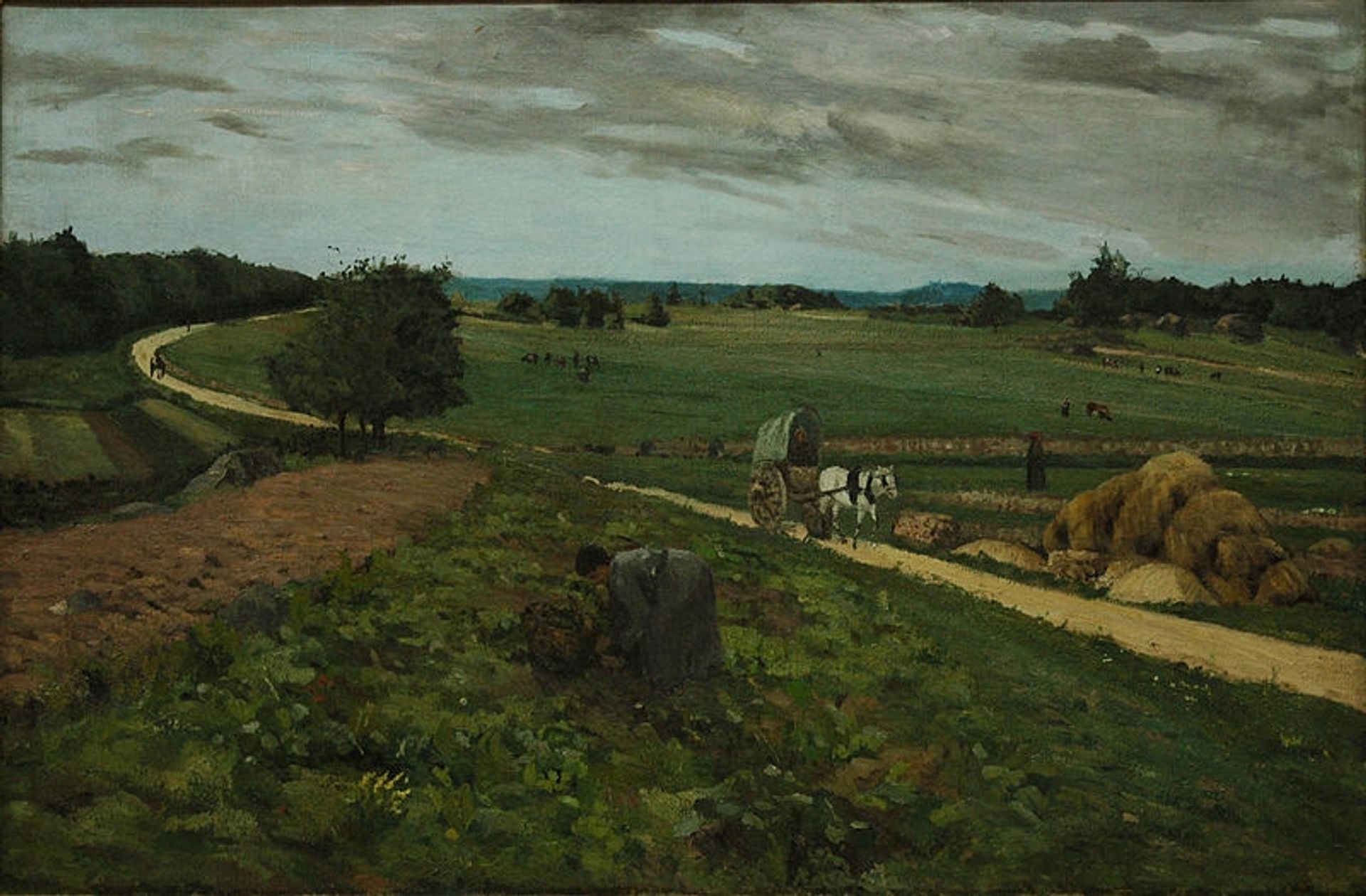 Untitled (View of a Field) by Ion Andreescu
