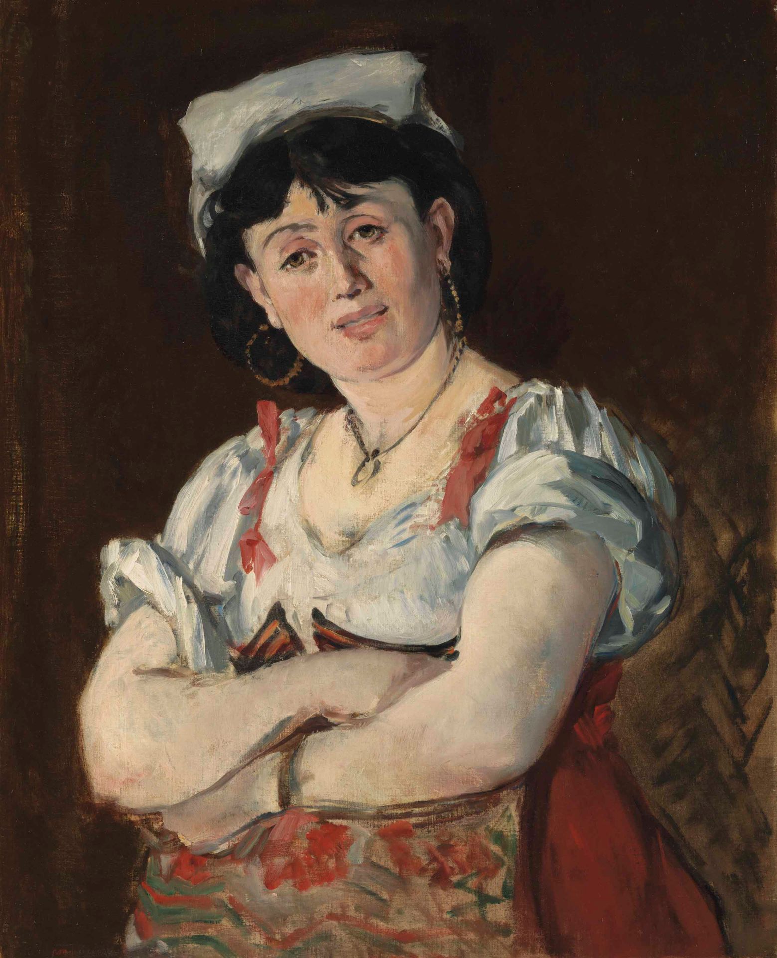 The Italian woman by Edouard Manet