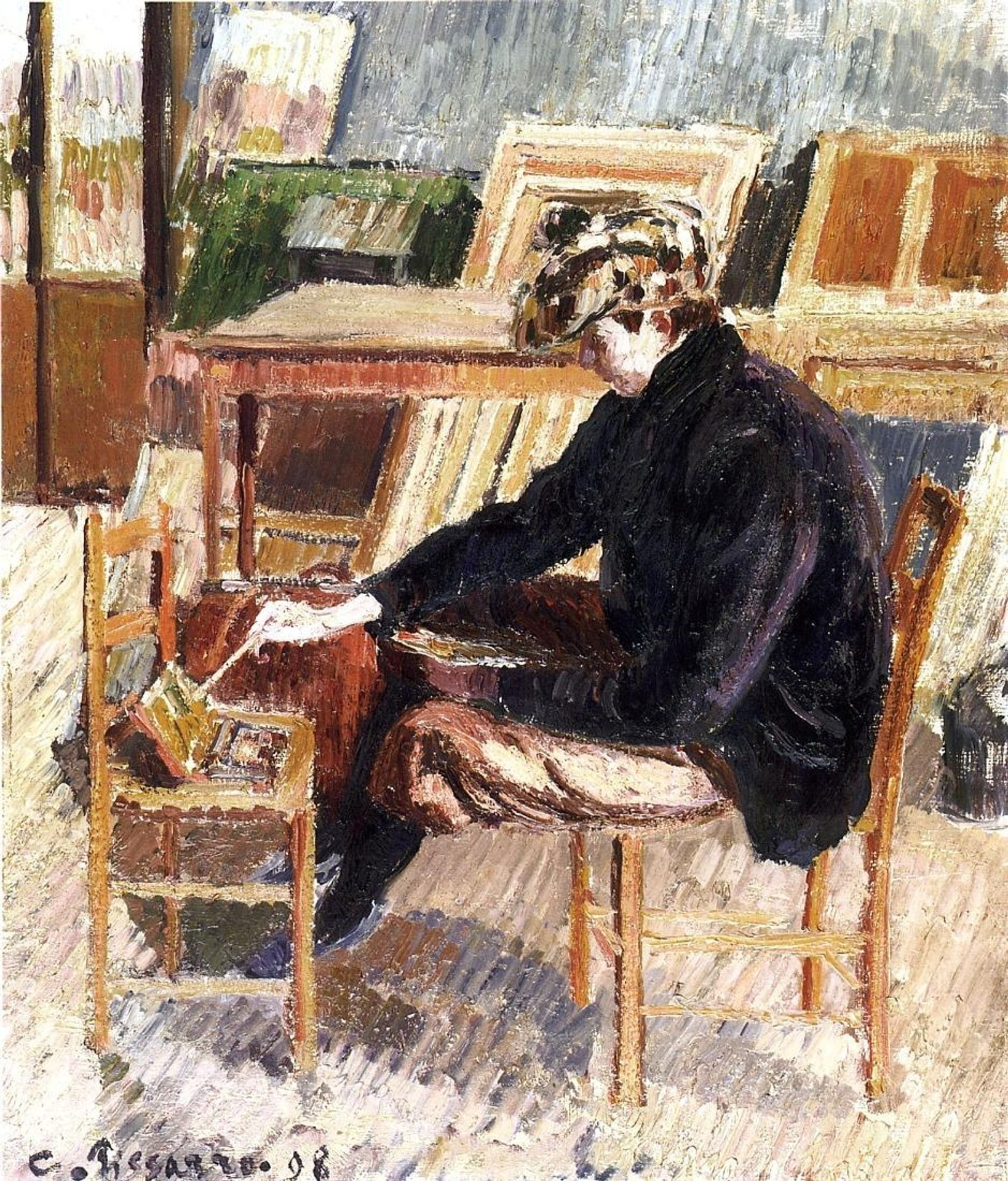 Paul, Study by Camille Pissarro