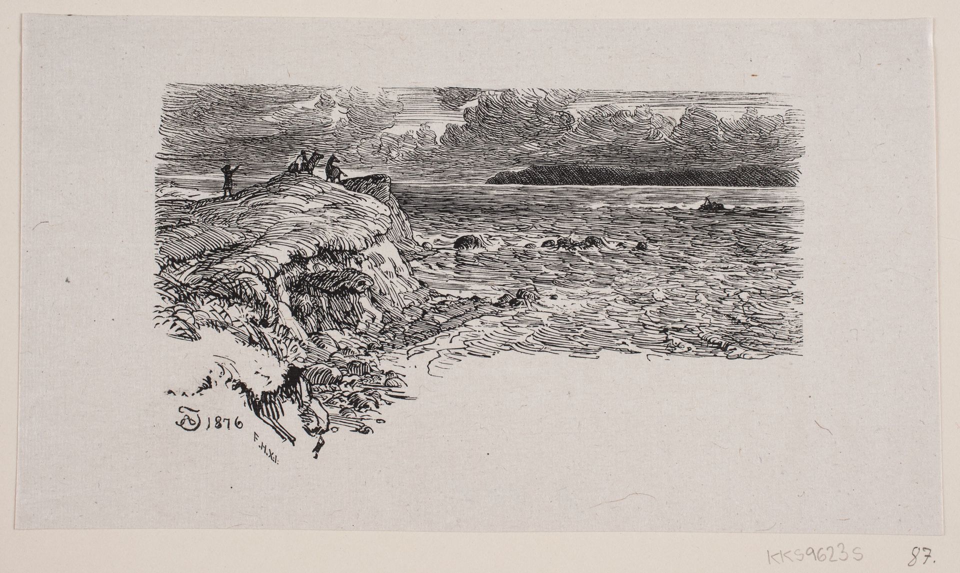 Begyndelsesvignet til St. St. Blicher: Sømand og Landmand by Anonymous