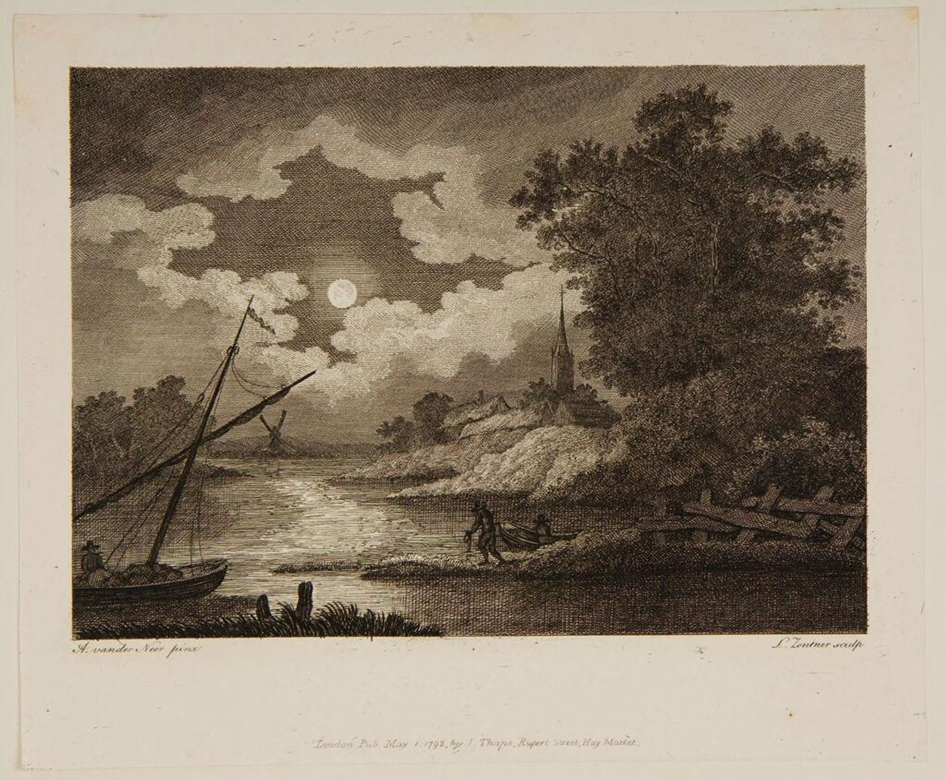 Moonlight on a River by J. L. L. C. Zentner