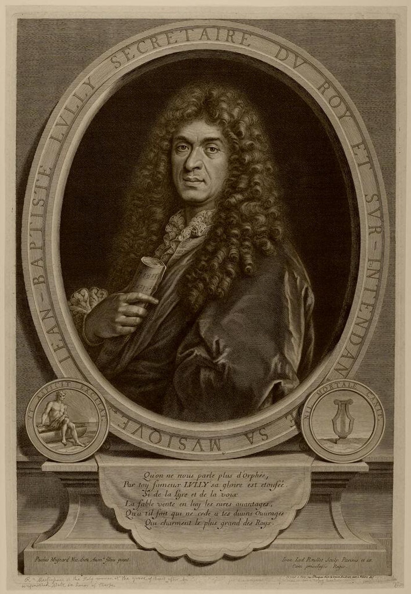 Jean Baptiste Lully by Jean Louis Roullet
