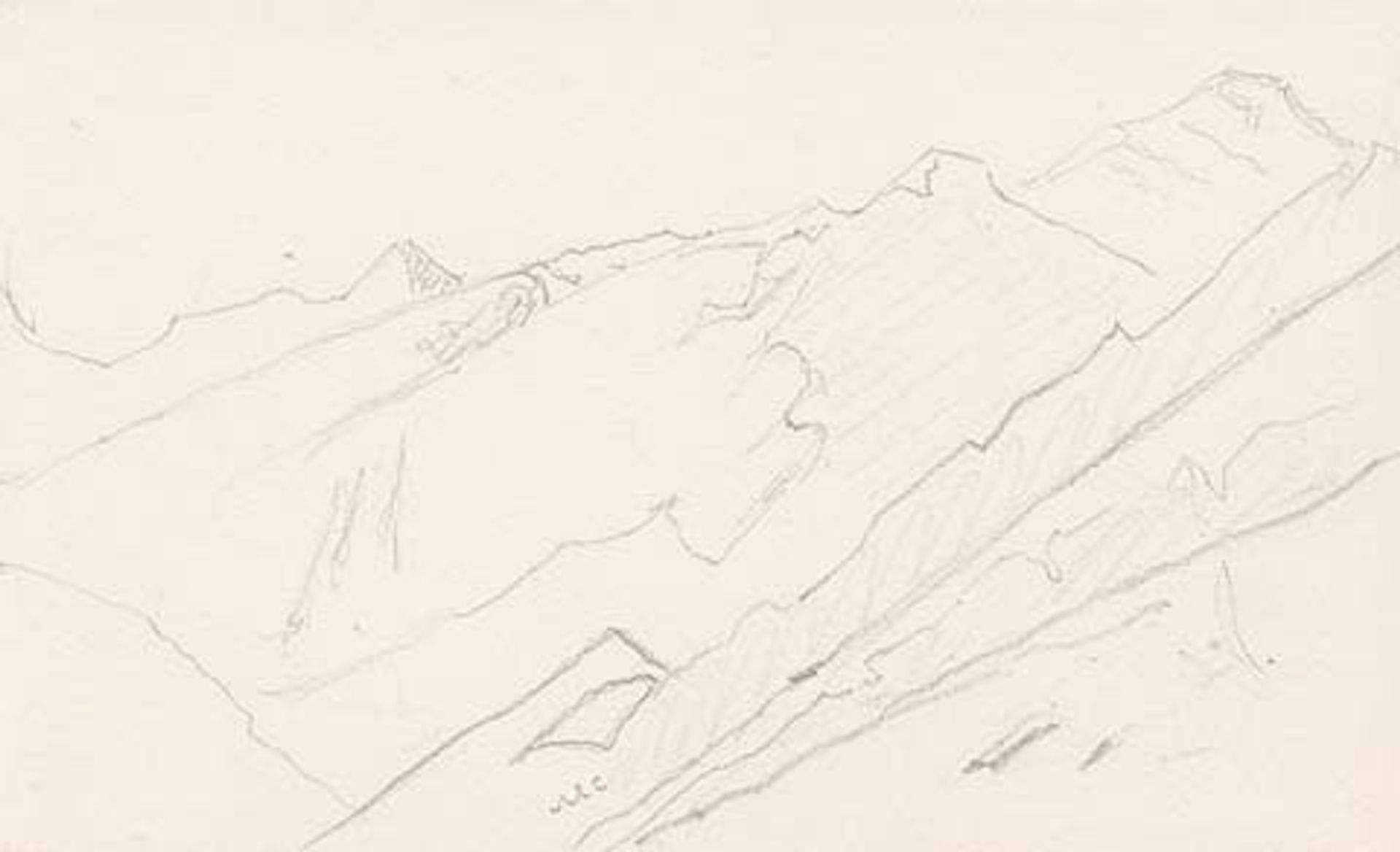 Mountain landscape by Nicholas Roerich