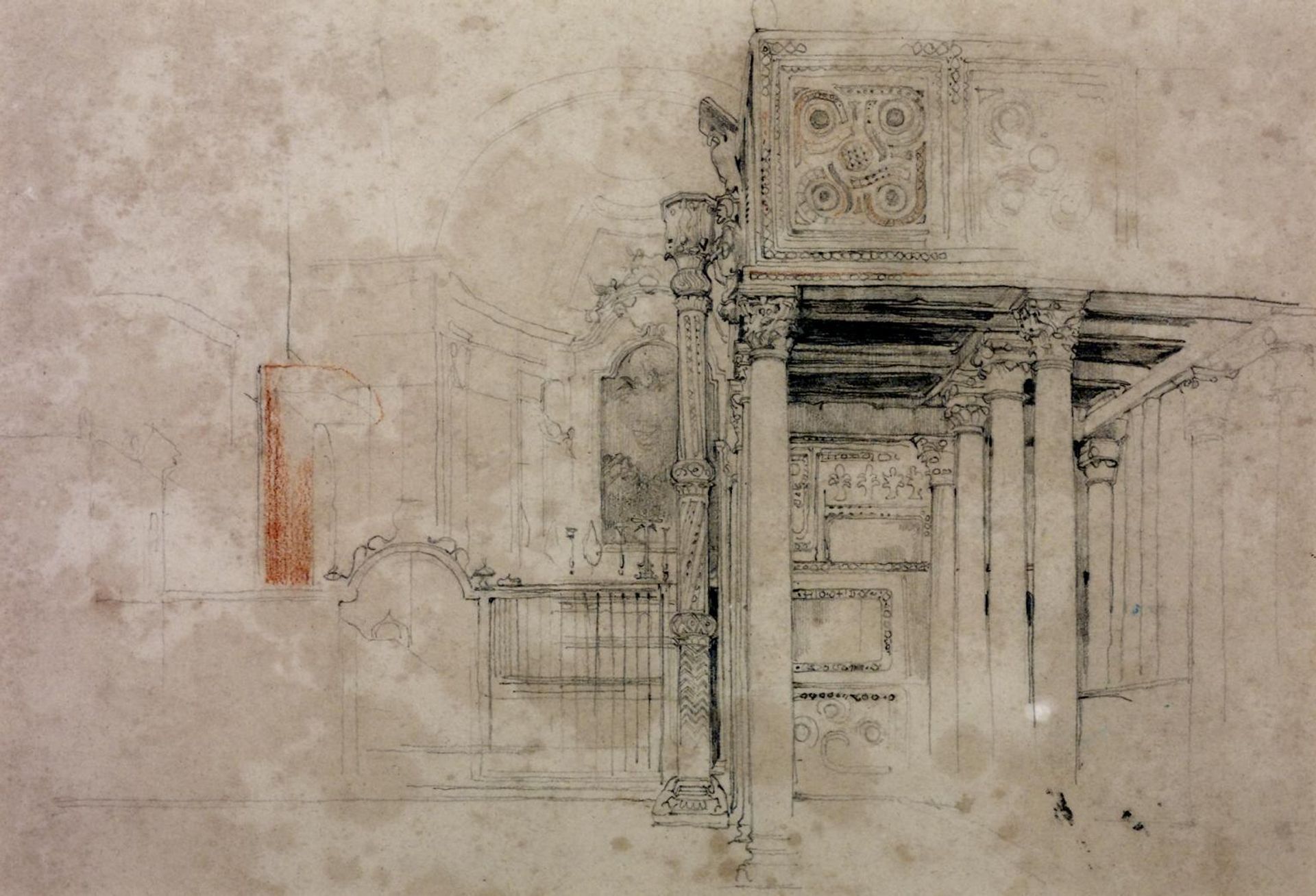 A Pulpit in the Cathedral of Salerno by John Frederick Lewis
