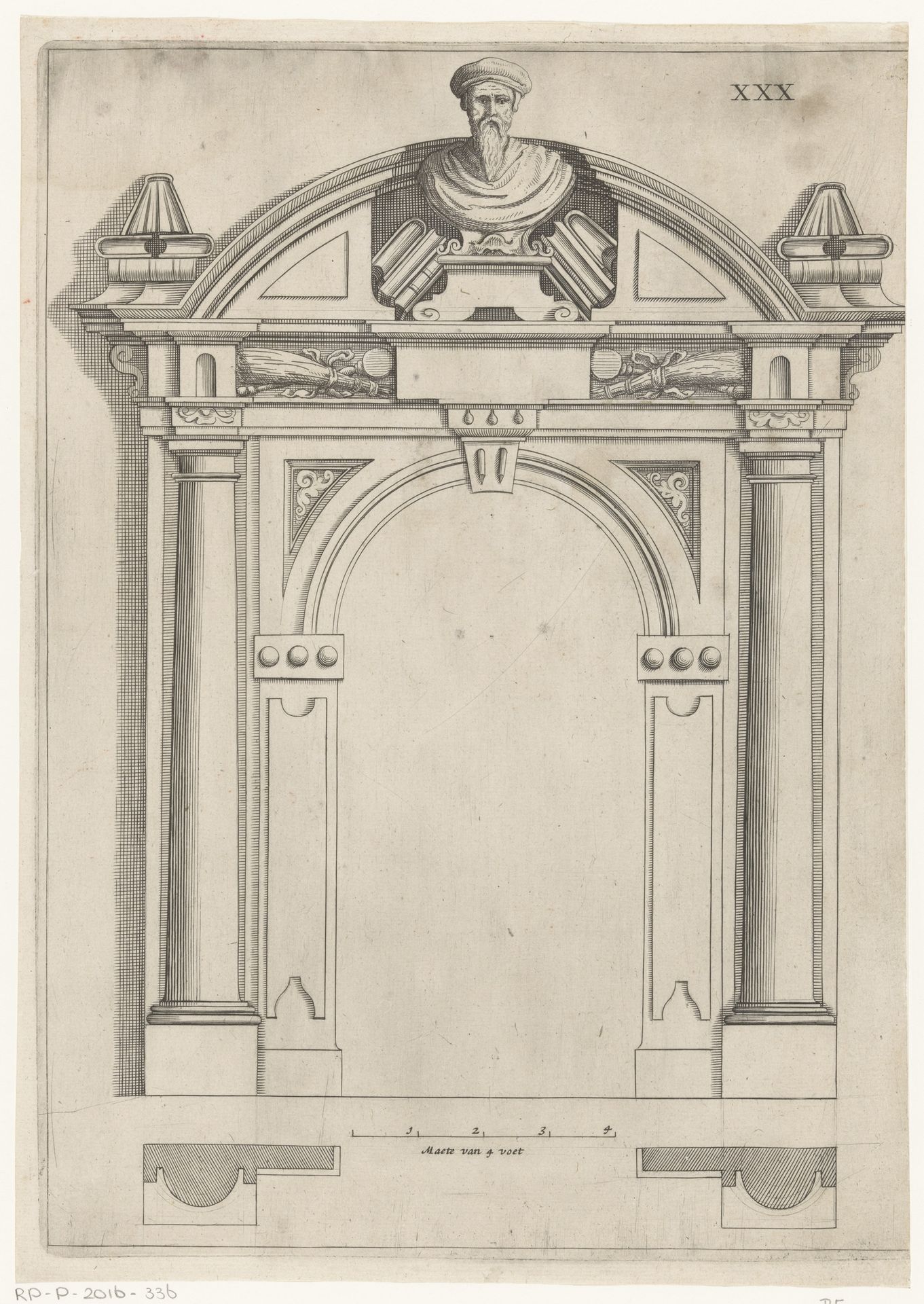 Nieuwe-Zijdts School-Poort by Anonymous