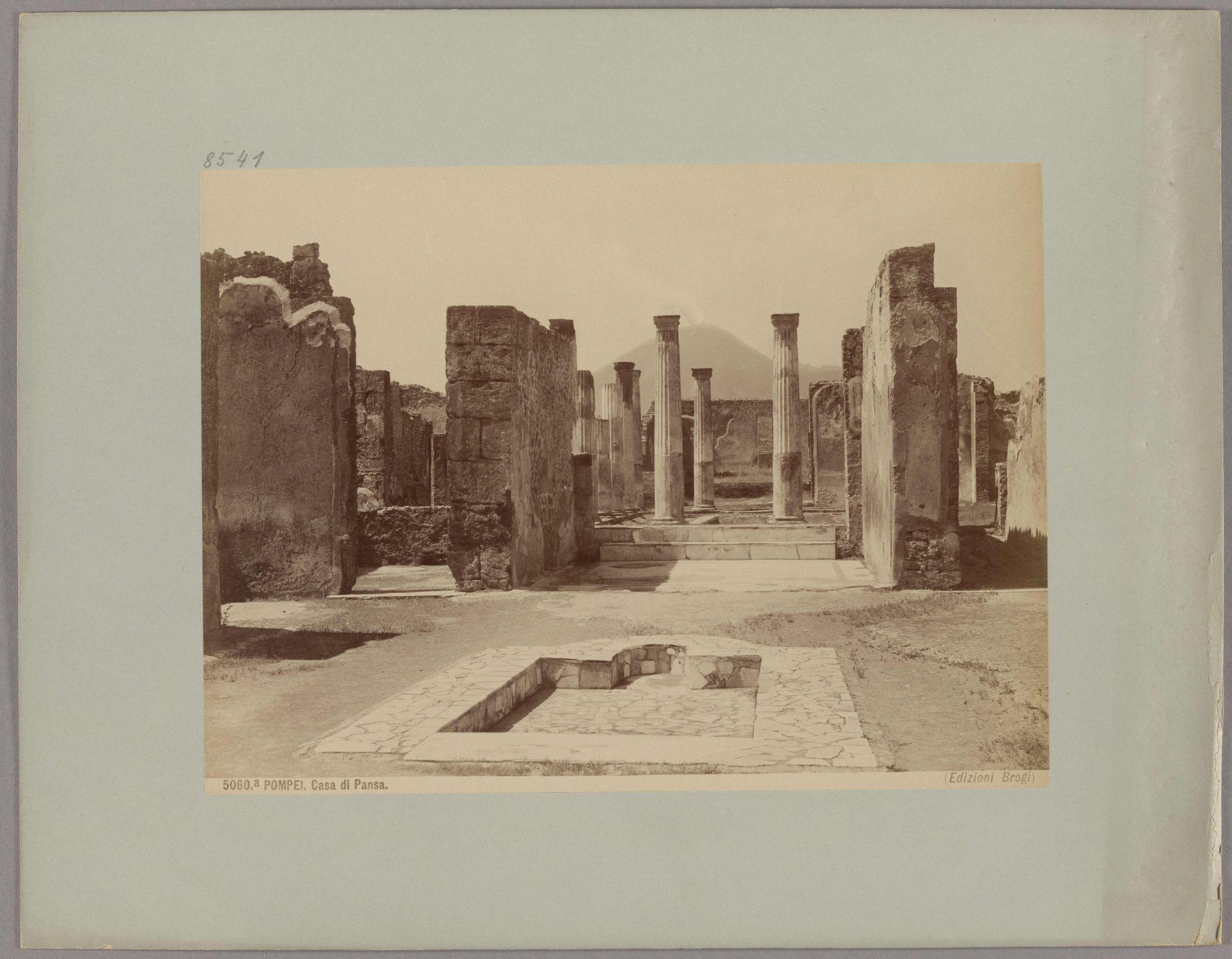 Pompeii_ House of Pansa, No. 5060.a by Giacomo Brogi