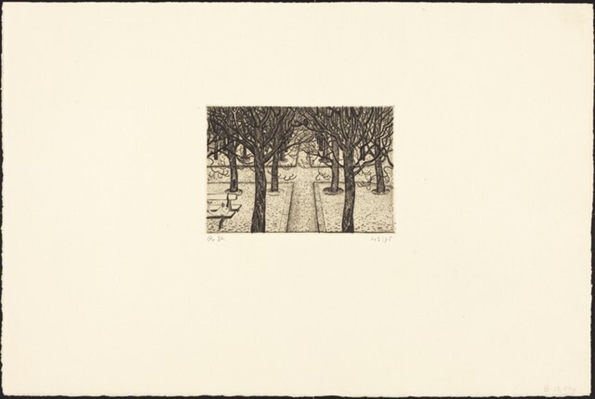Place Dauphine by Roger Vieillard