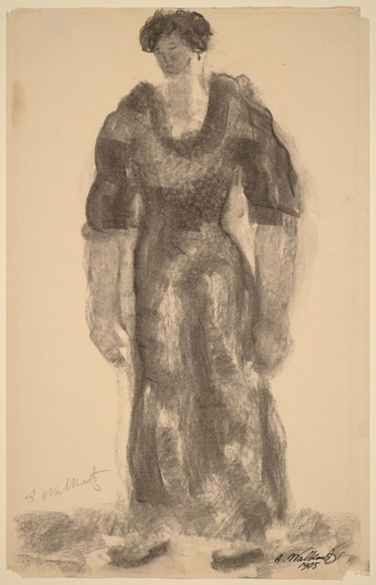 Standing Figure by Abraham Walkowitz