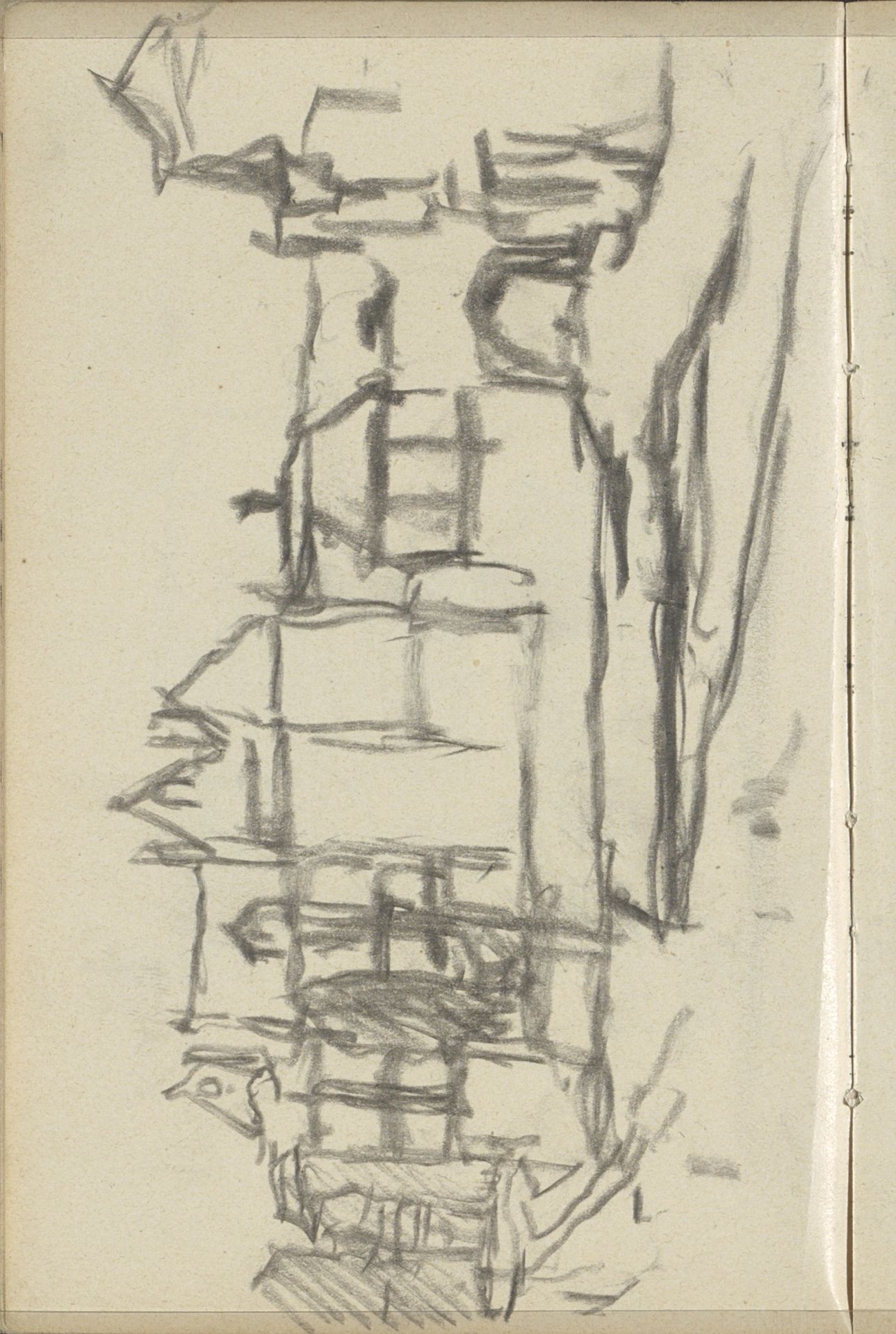 Beurspleintje te Amsterdam, gezien vanaf het Rokin by George Hendrik Breitner