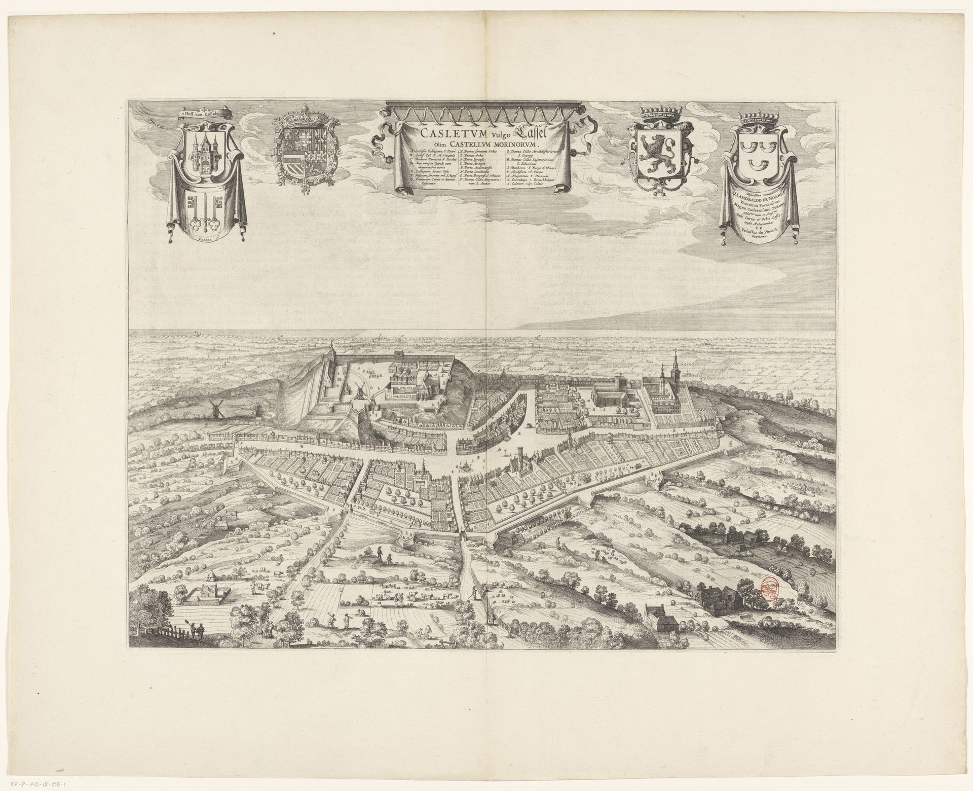Gezicht op Kassel by Anonymous