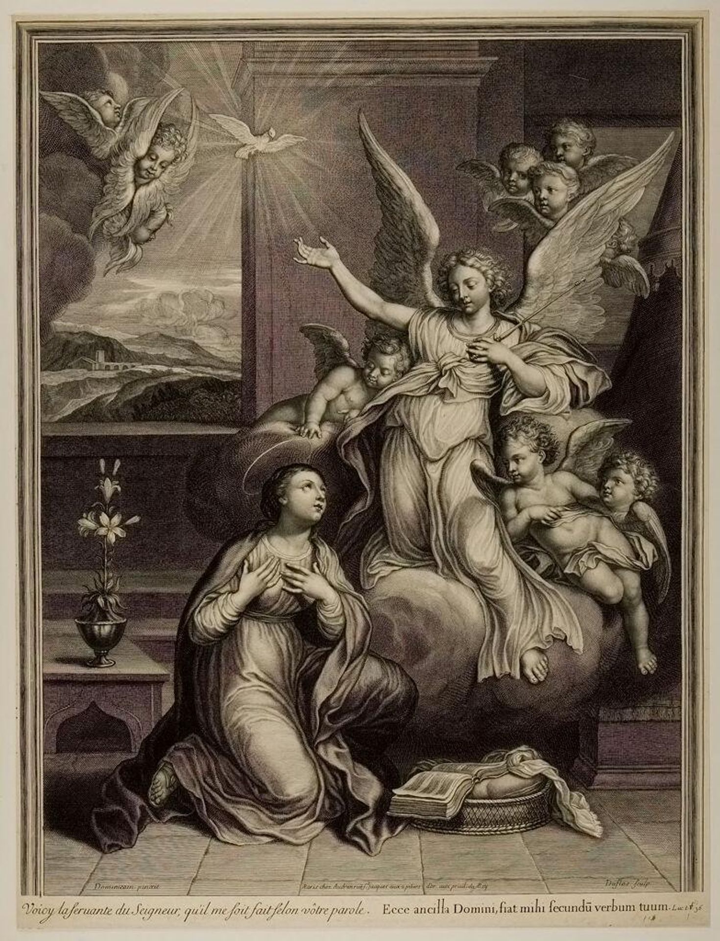Annunciation by Claude Duflos