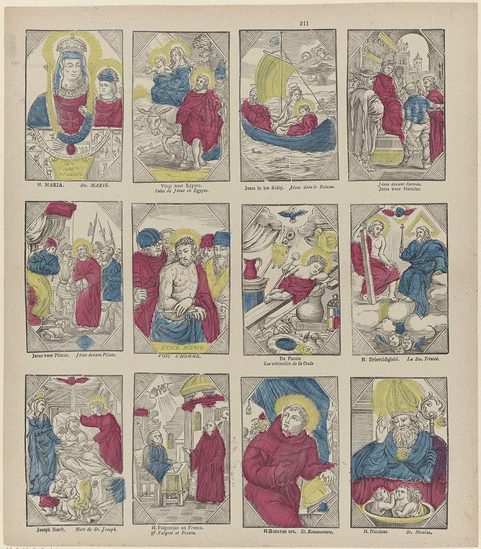 Religieuze voorstellingen by Philippus Jacobus Brepols