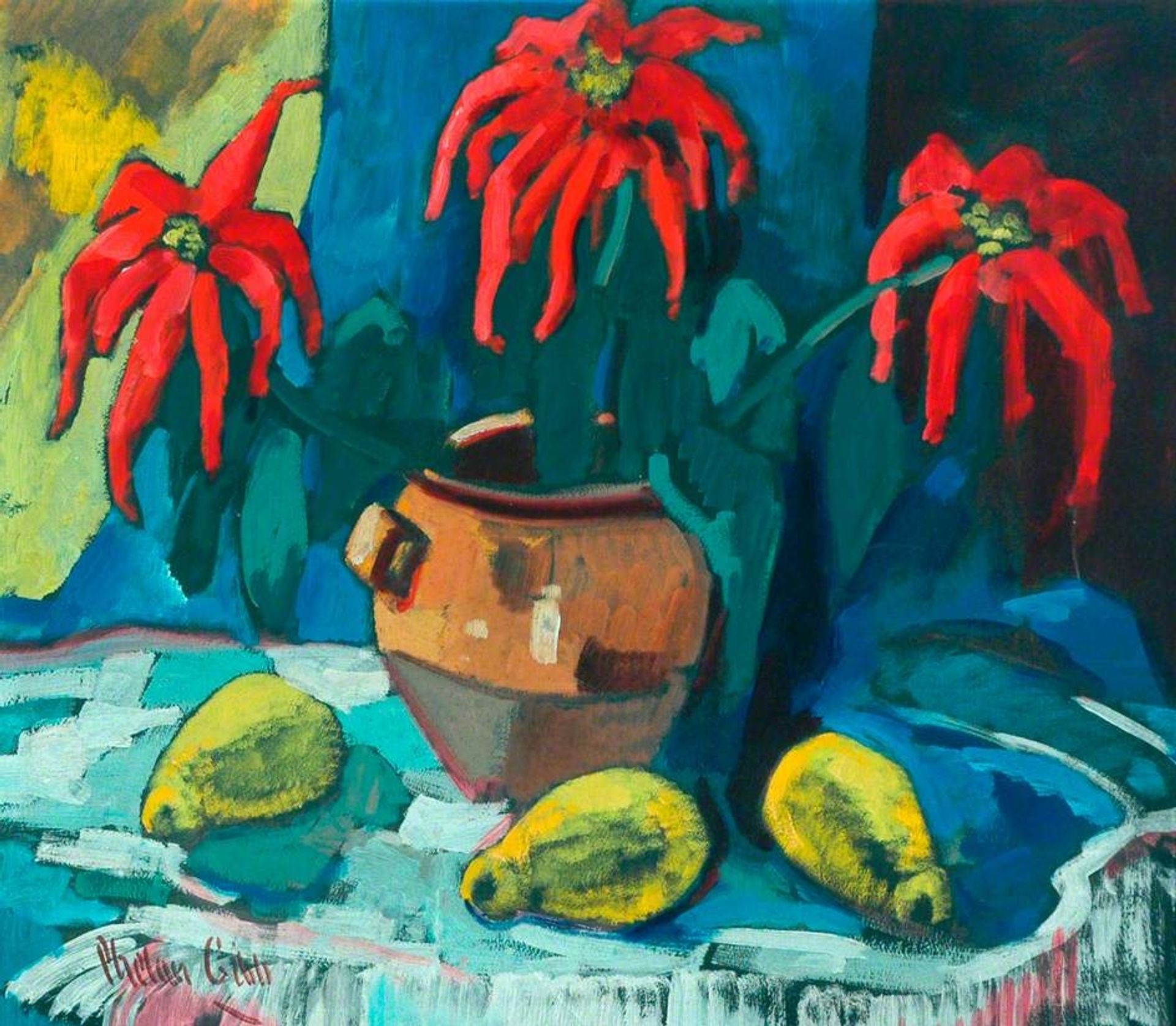Flowers and Fruit by Harry Phelan Gibb