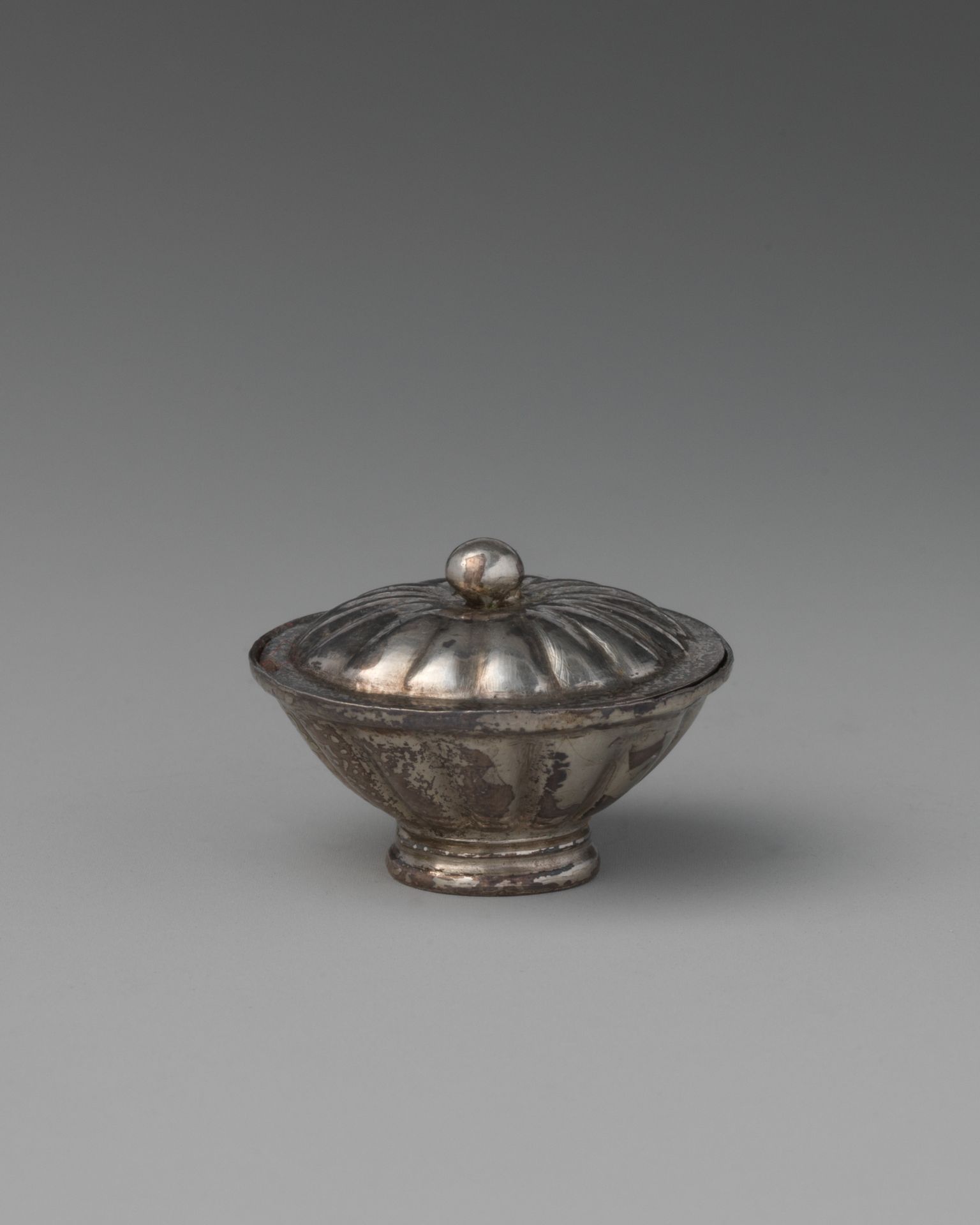 Miniature bowl with cover by David Clayton
