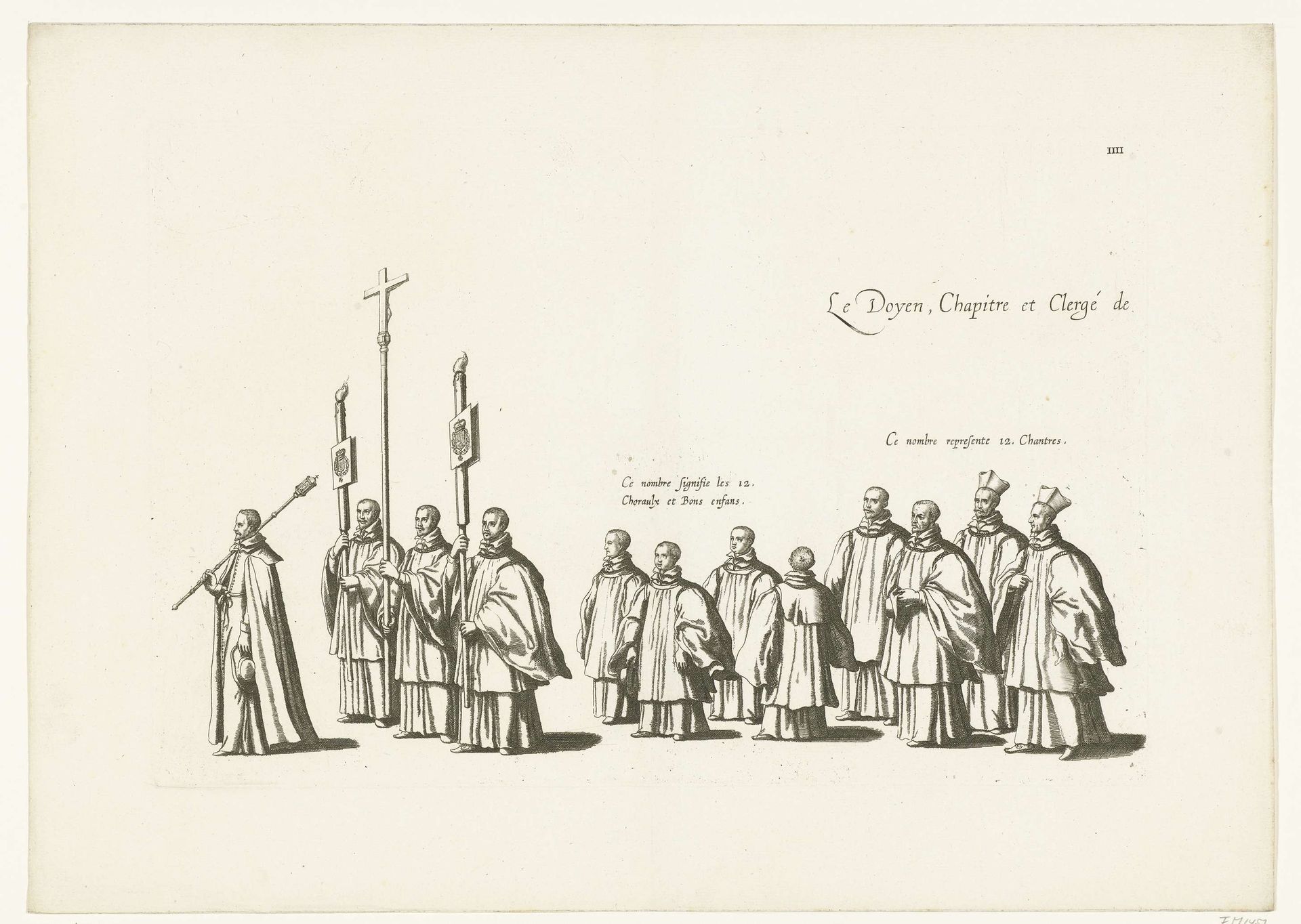 Begrafenisstoet van aartshertog Albrecht (plaat IIII), 1622 by Cornelis Galle I