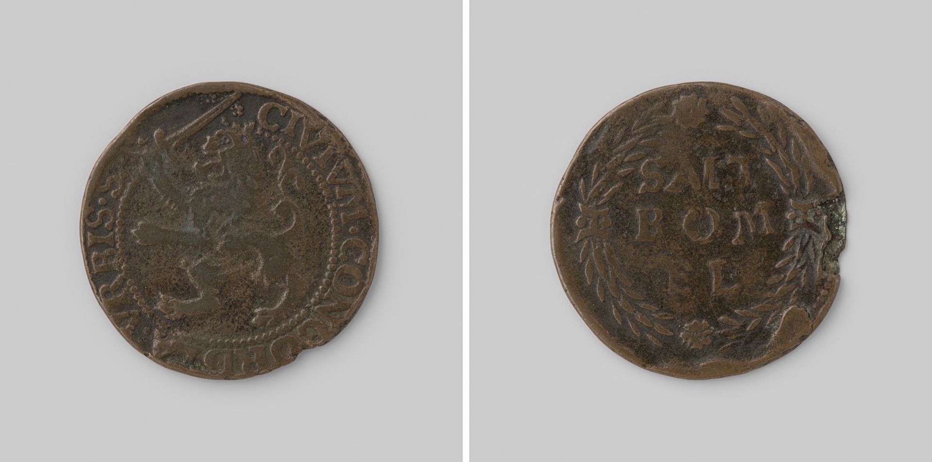 Zaltbommelse duit by Stad Zaltbommel