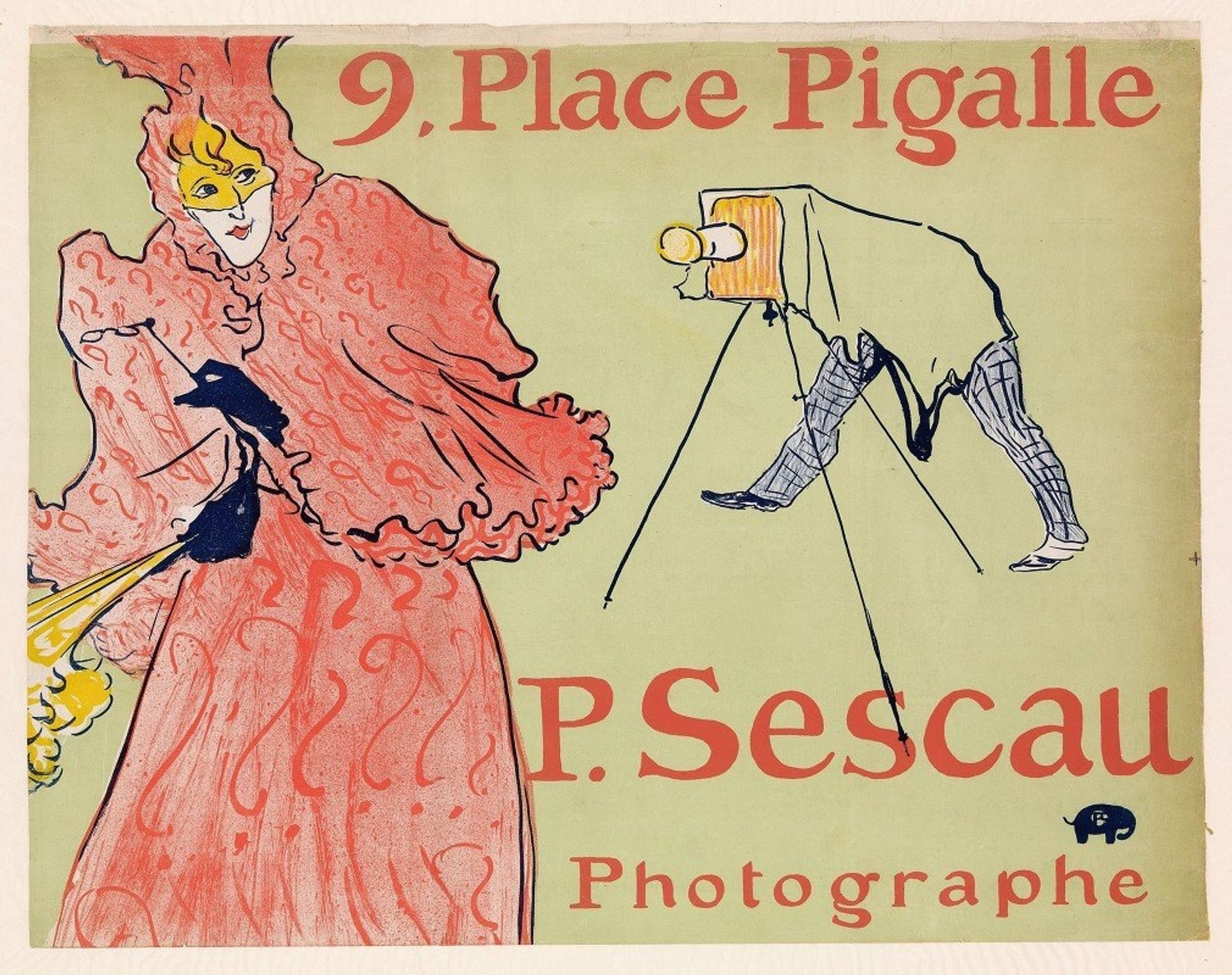 The Photographer Sescau by Henri de Toulouse-Lautrec