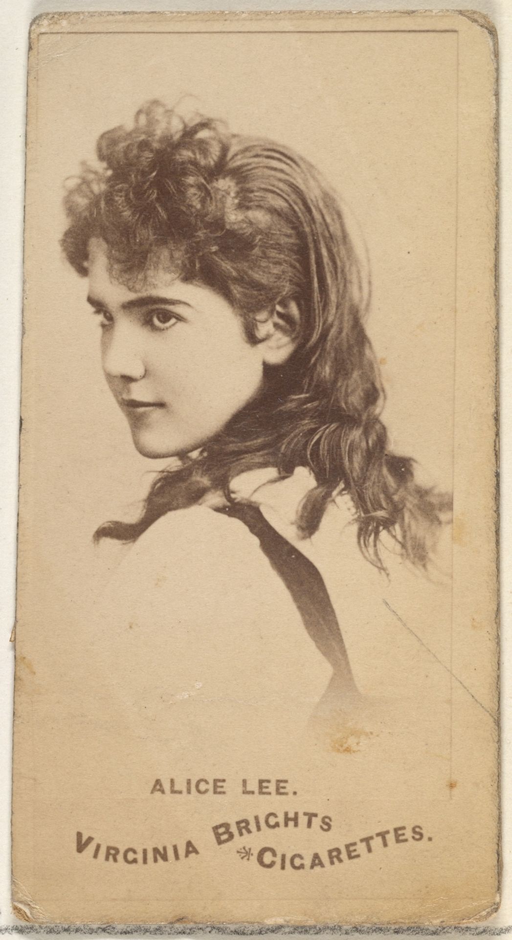 Alice Lee, from the Actors and Actresses series (N45, Type 1) for Virginia Brights Cigarettes by Allen & Ginter