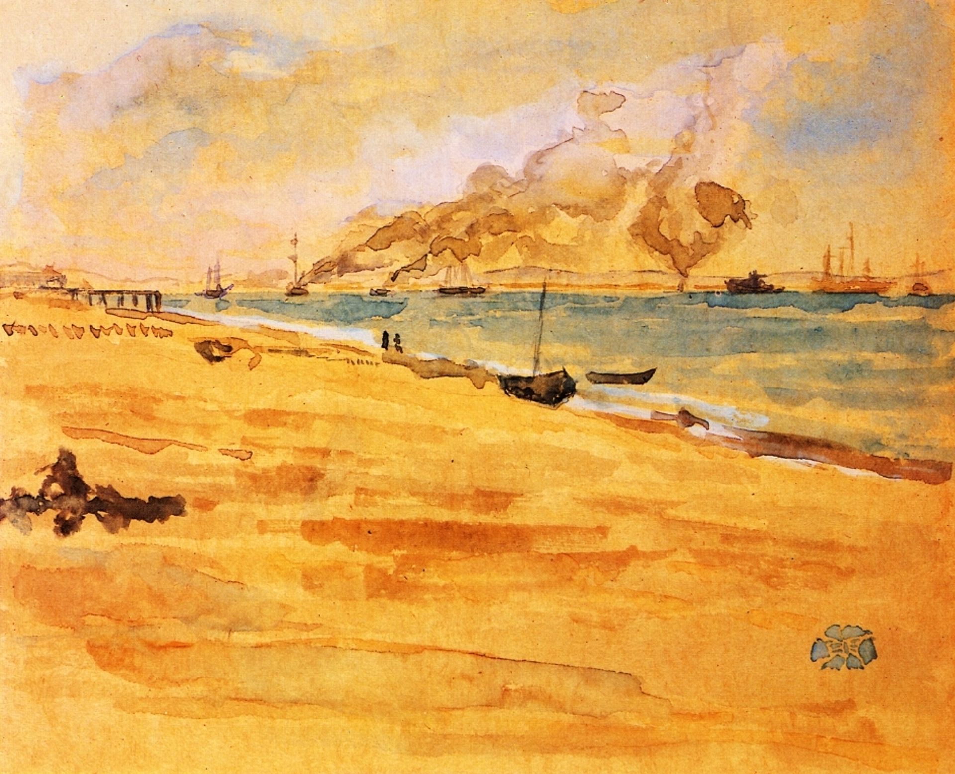 Study for Mouth of the River by James Abbott McNeill Whistler
