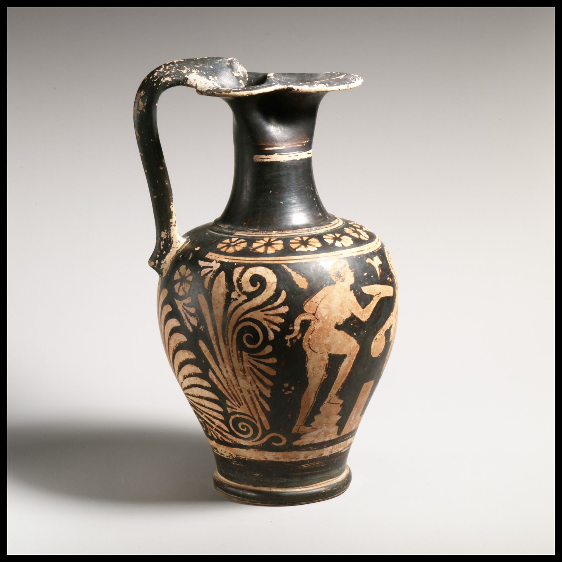 Terracotta oinochoe (jug) by Group of Zurich 2657