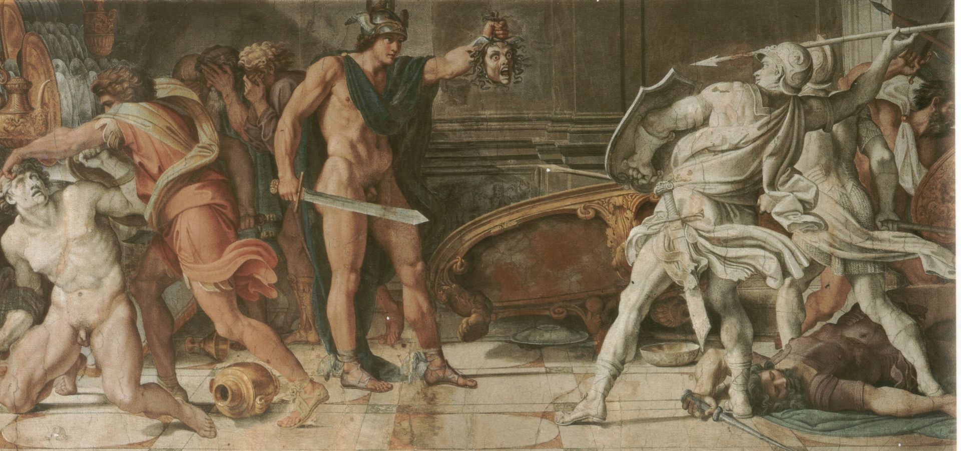 Perseus and Phineas by Annibale Carracci