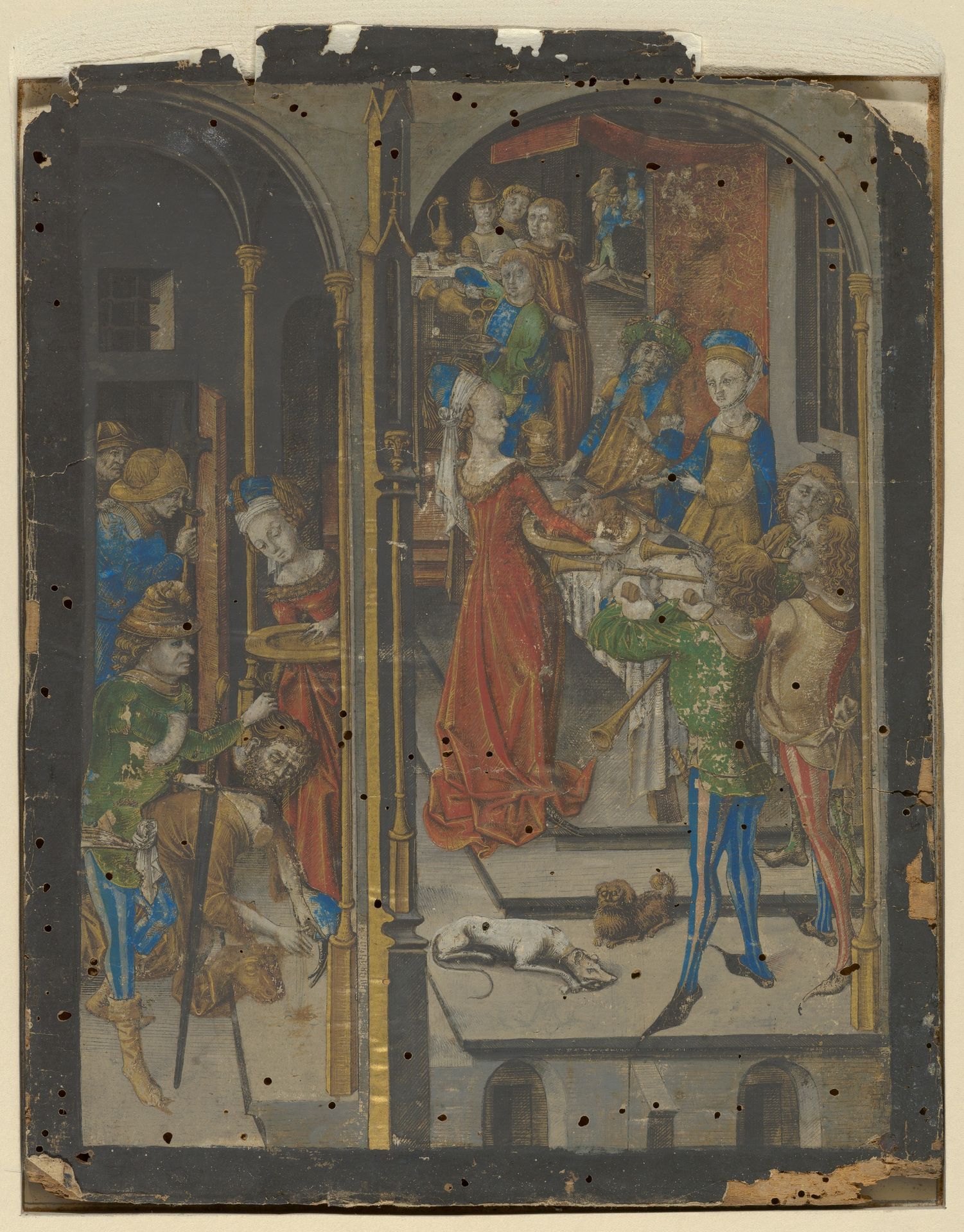 The Beheading of St. John the Baptist by Israhel van Meckenem