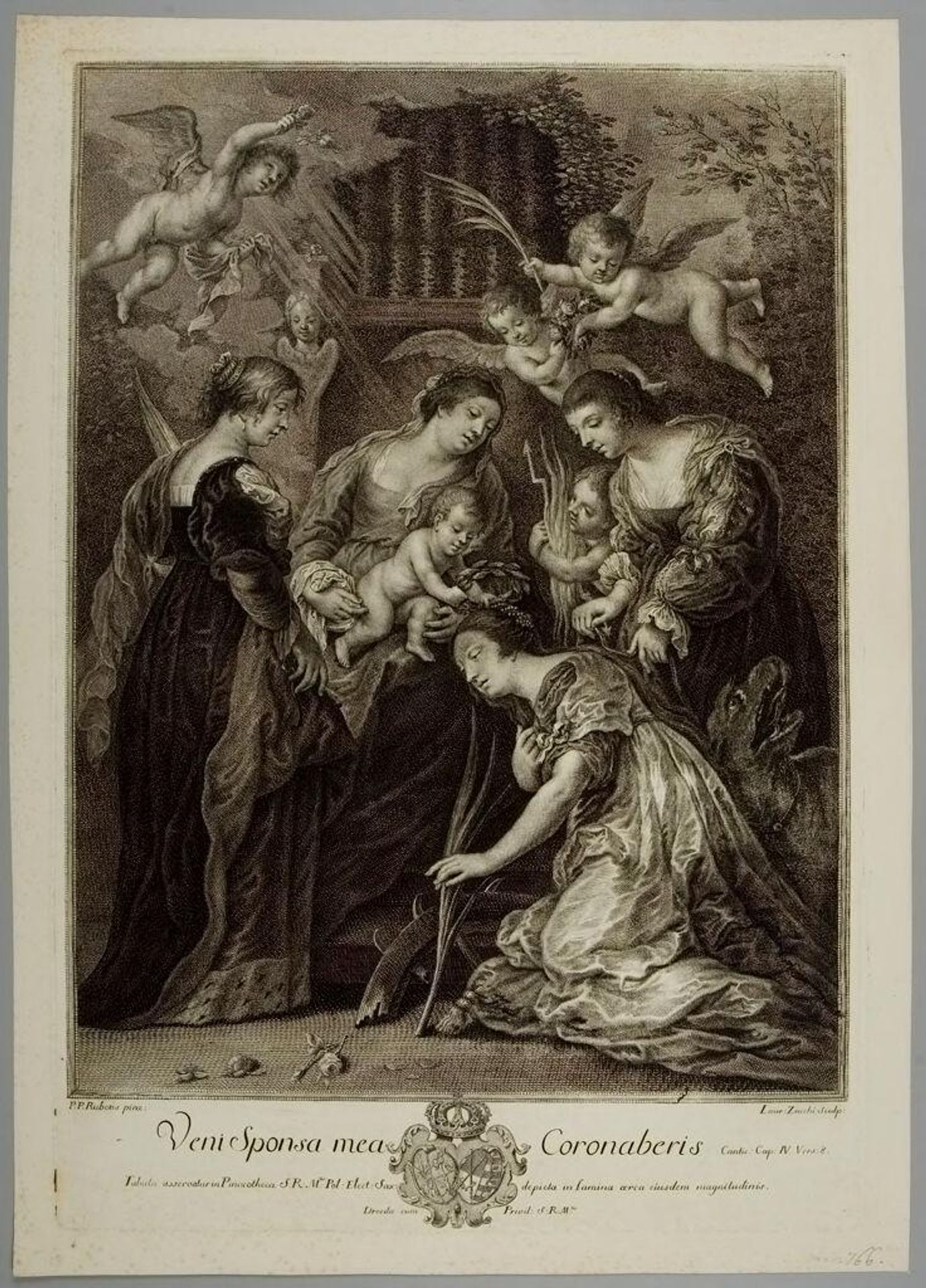Marriage of Saint Catherine by Lorenzo Zucchi