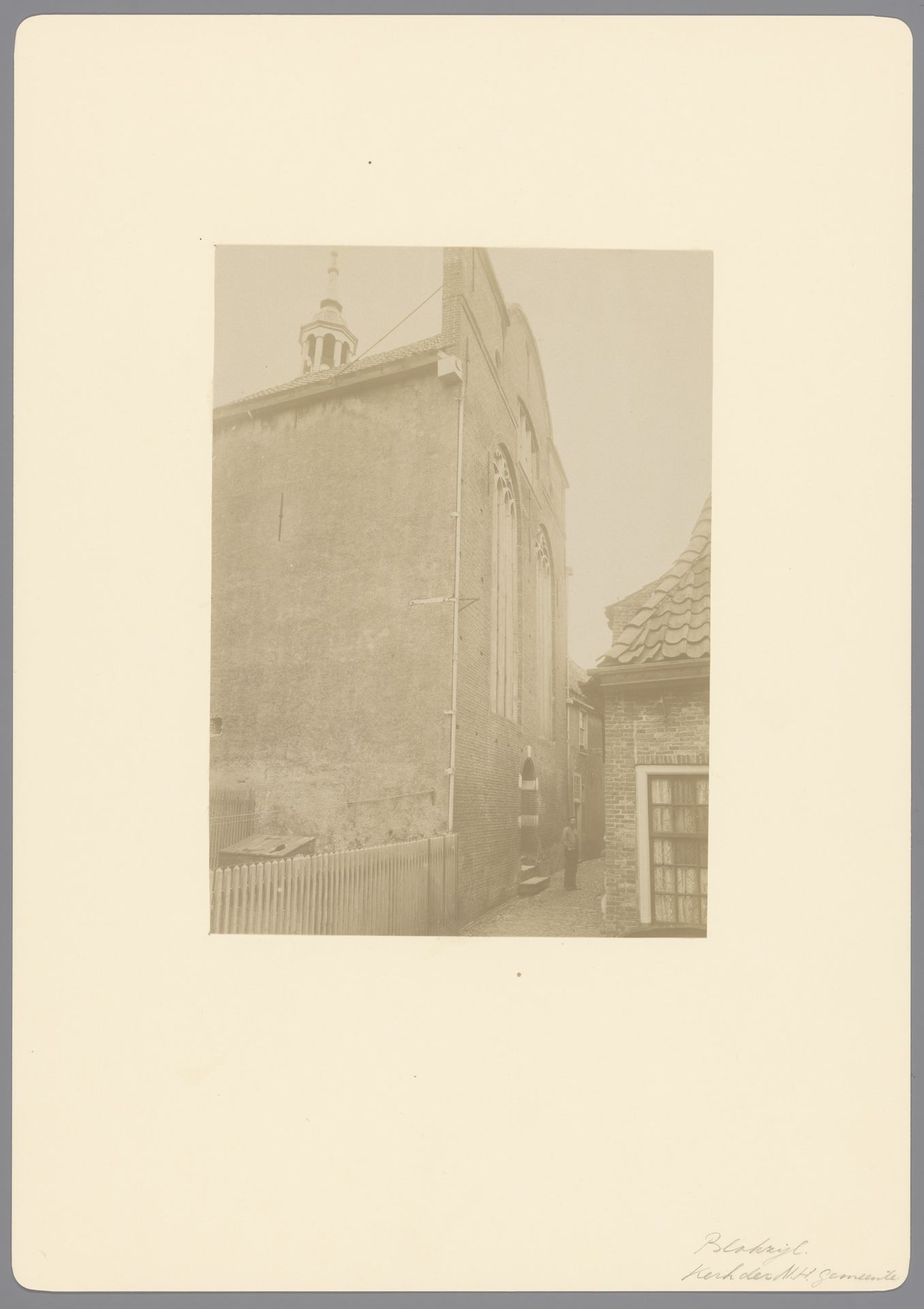 Gevel van de Hervormde Kerk te Blokzijl by anoniem (Monumentenzorg)