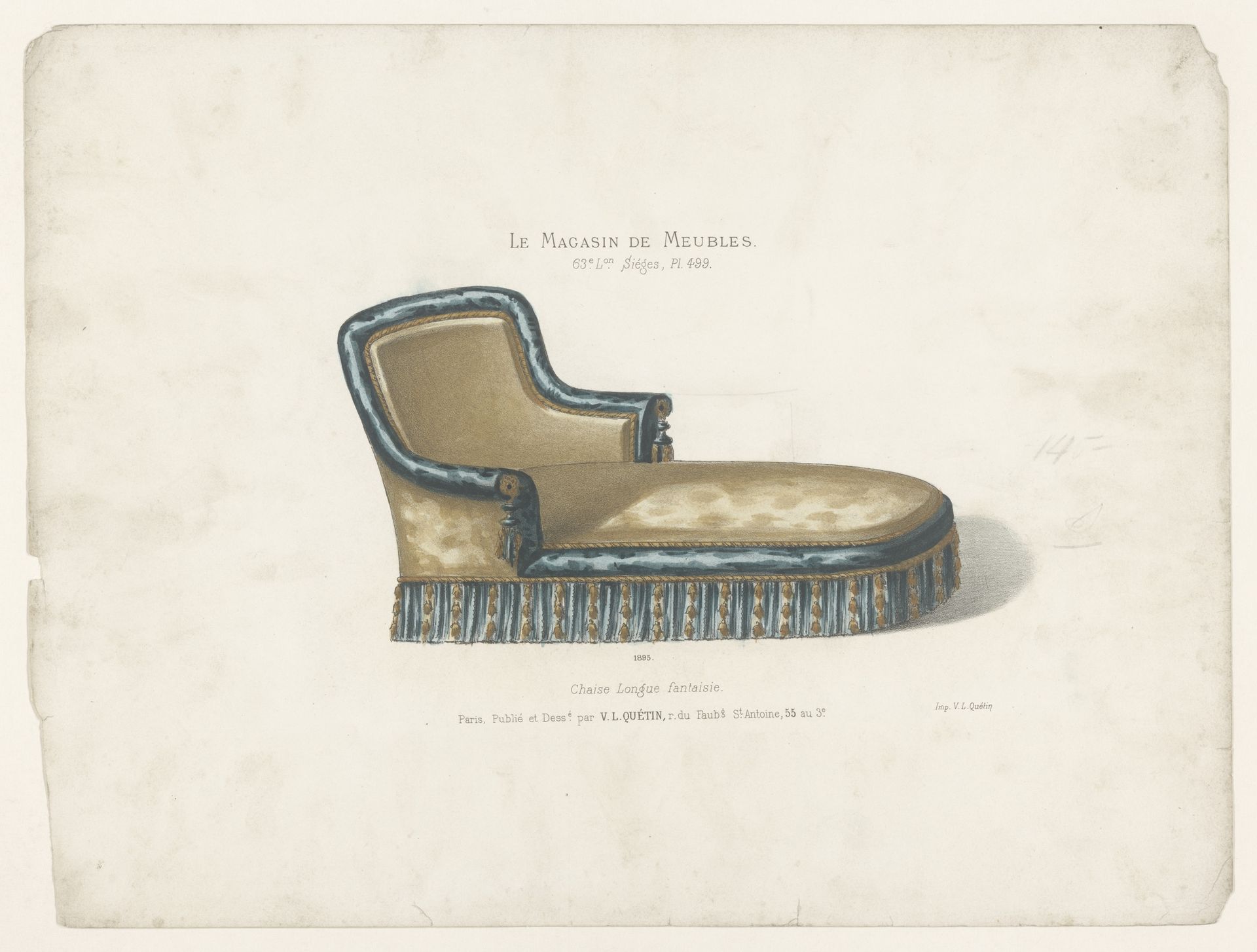 Chaise longue by Anonymous