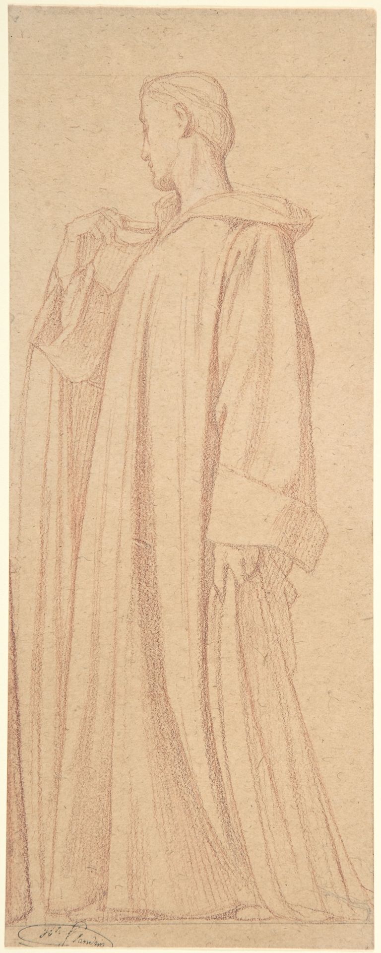Saint Cloud; Study for the frieze at Saint-Vincent-de-Paul, Paris by Hippolyte Flandrin