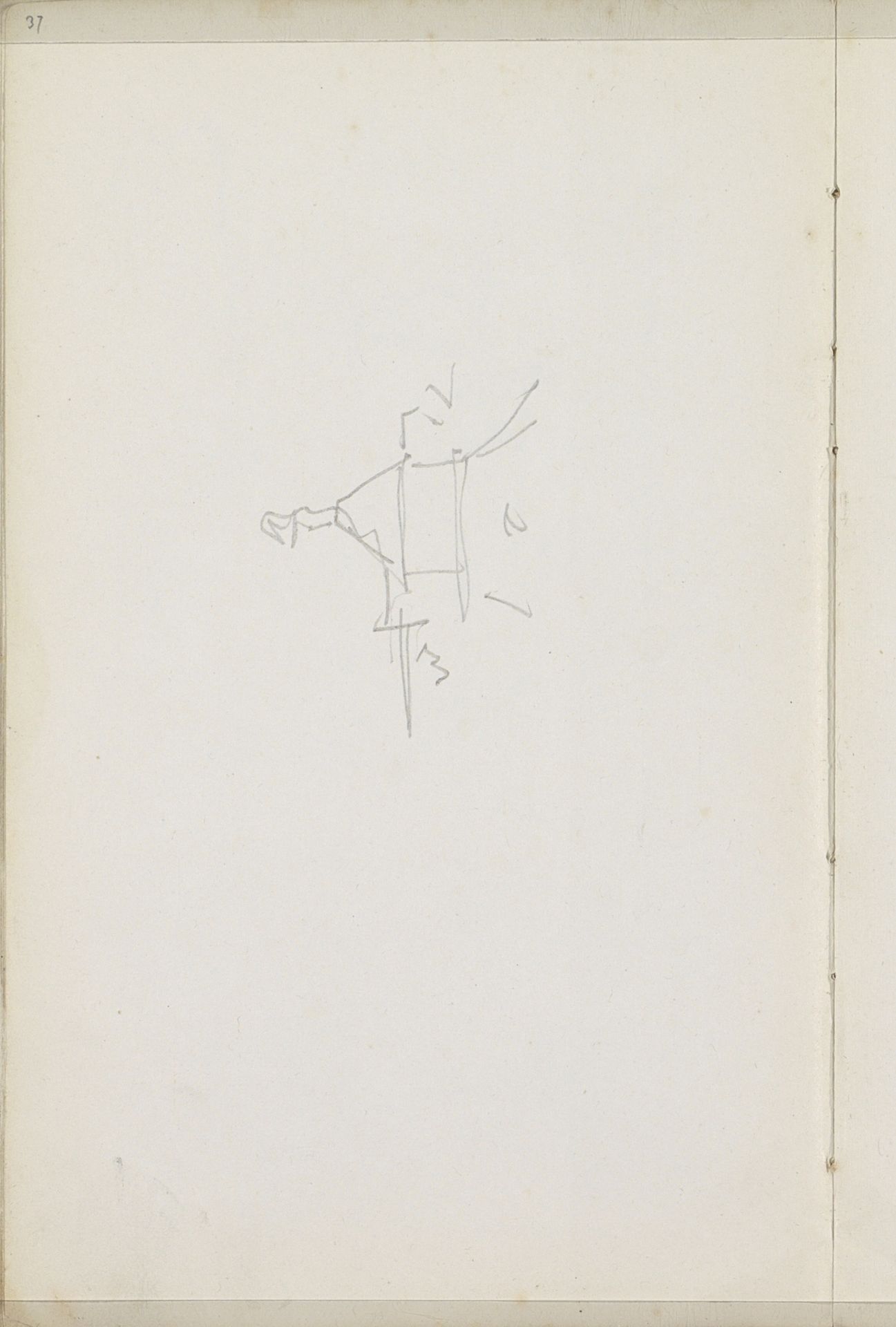Architectuurstudie by George Hendrik Breitner