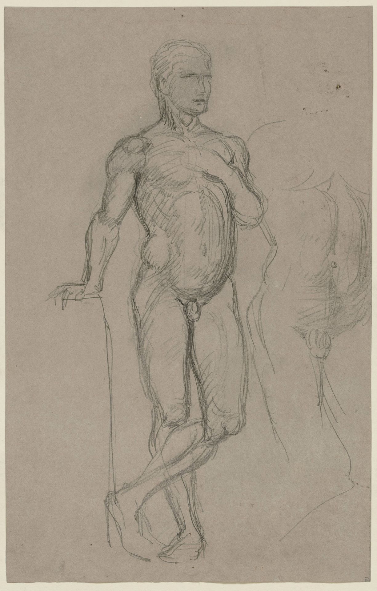 The _runner_ by Hans von Marées