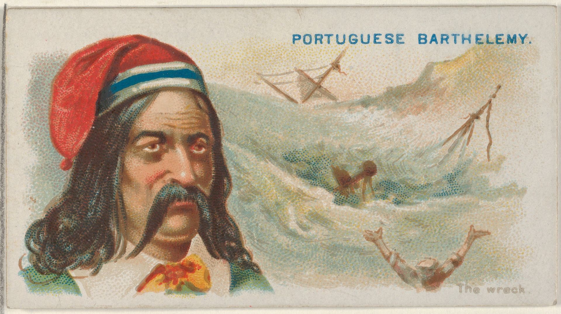 Portuguese Barthelemy, The Wreck, from the Pirates of the Spanish Main series (N19) for Allen & Ginter Cigarettes by Allen & Ginter