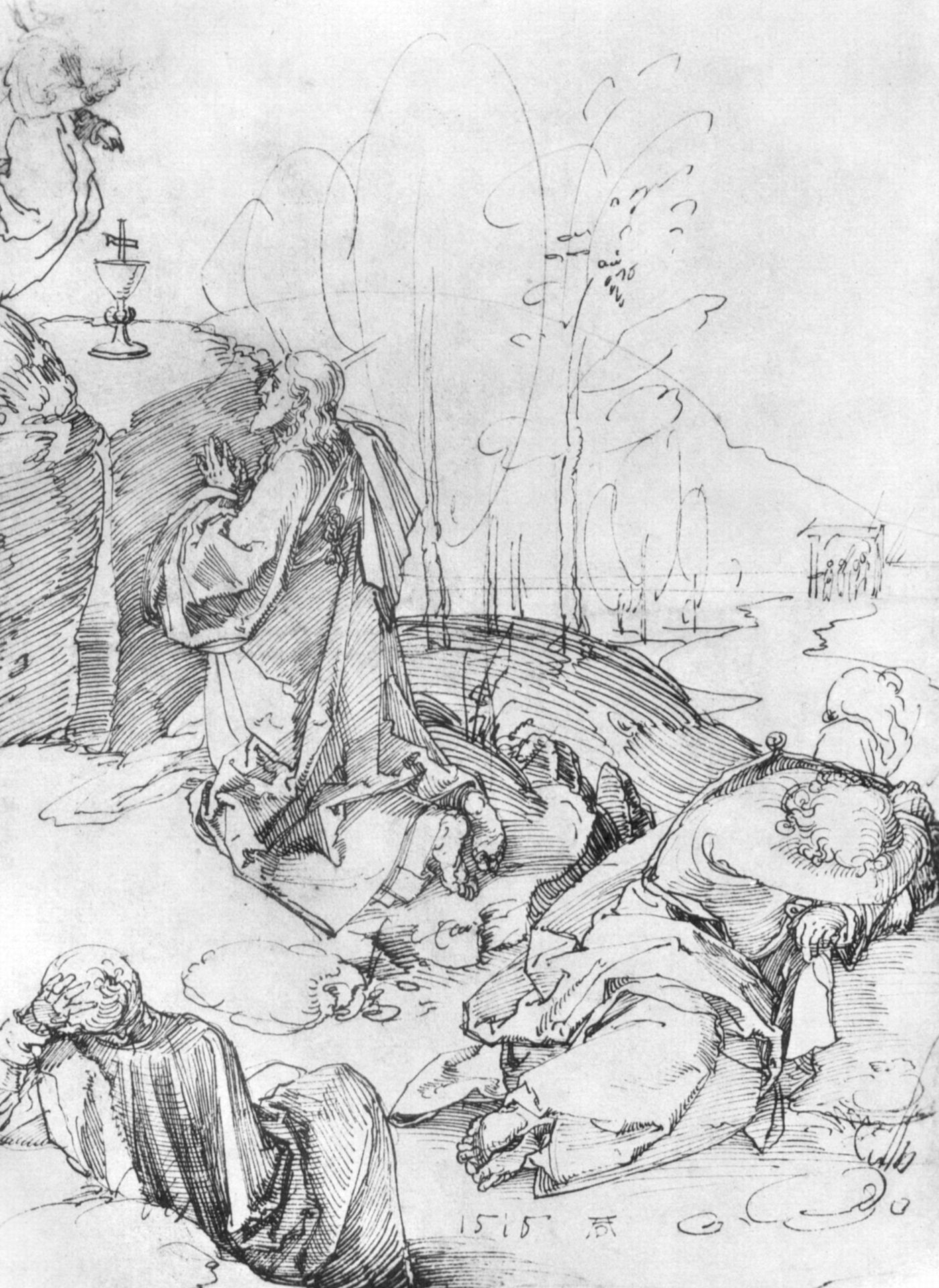 Christ on the Mount of Olives by Albrecht Durer